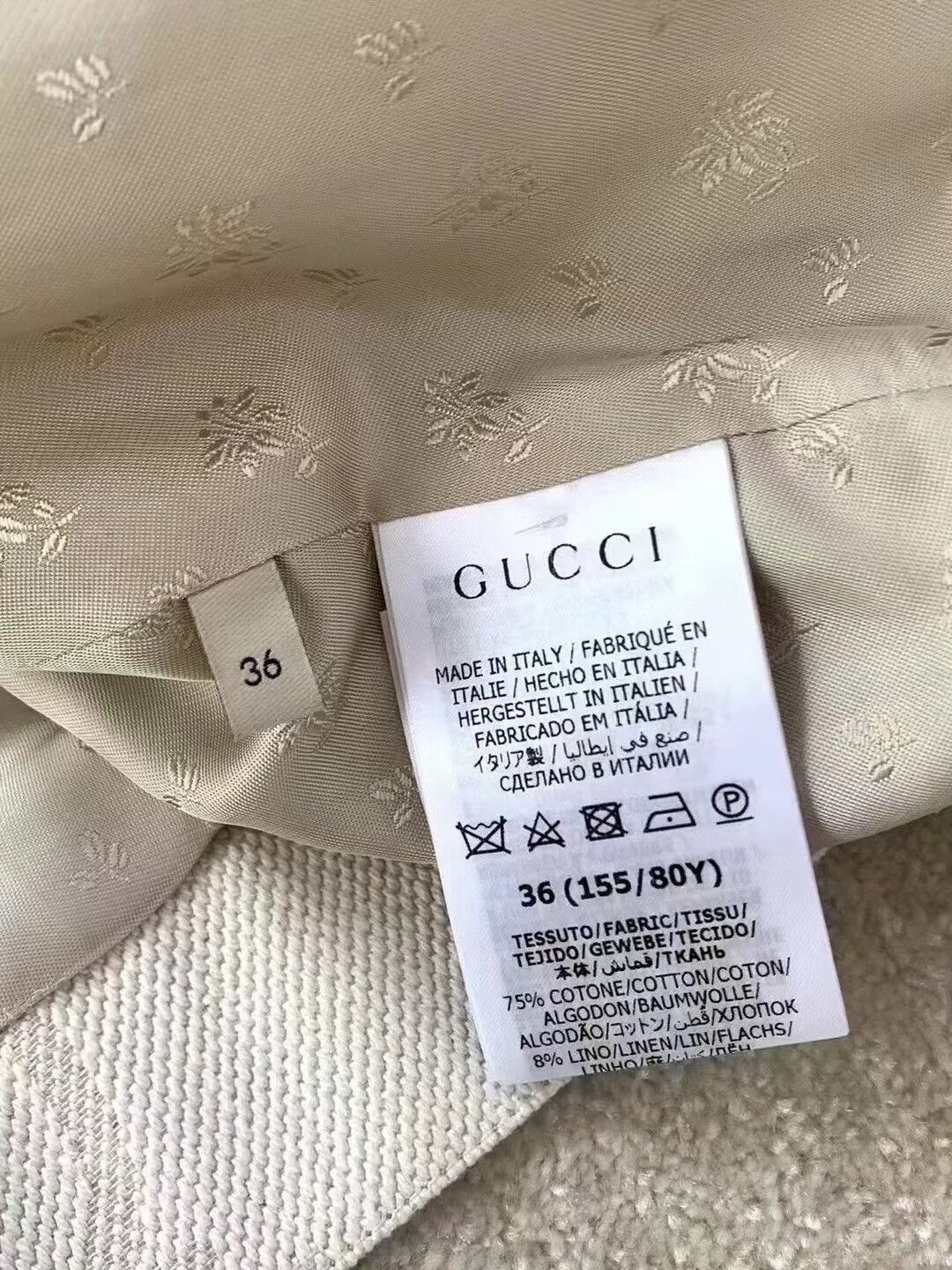 Gucci Gucci Logo Short Sleeve Jacket Outfit Size XS / US 0-2 / IT 36-38 - 9 Thumbnail