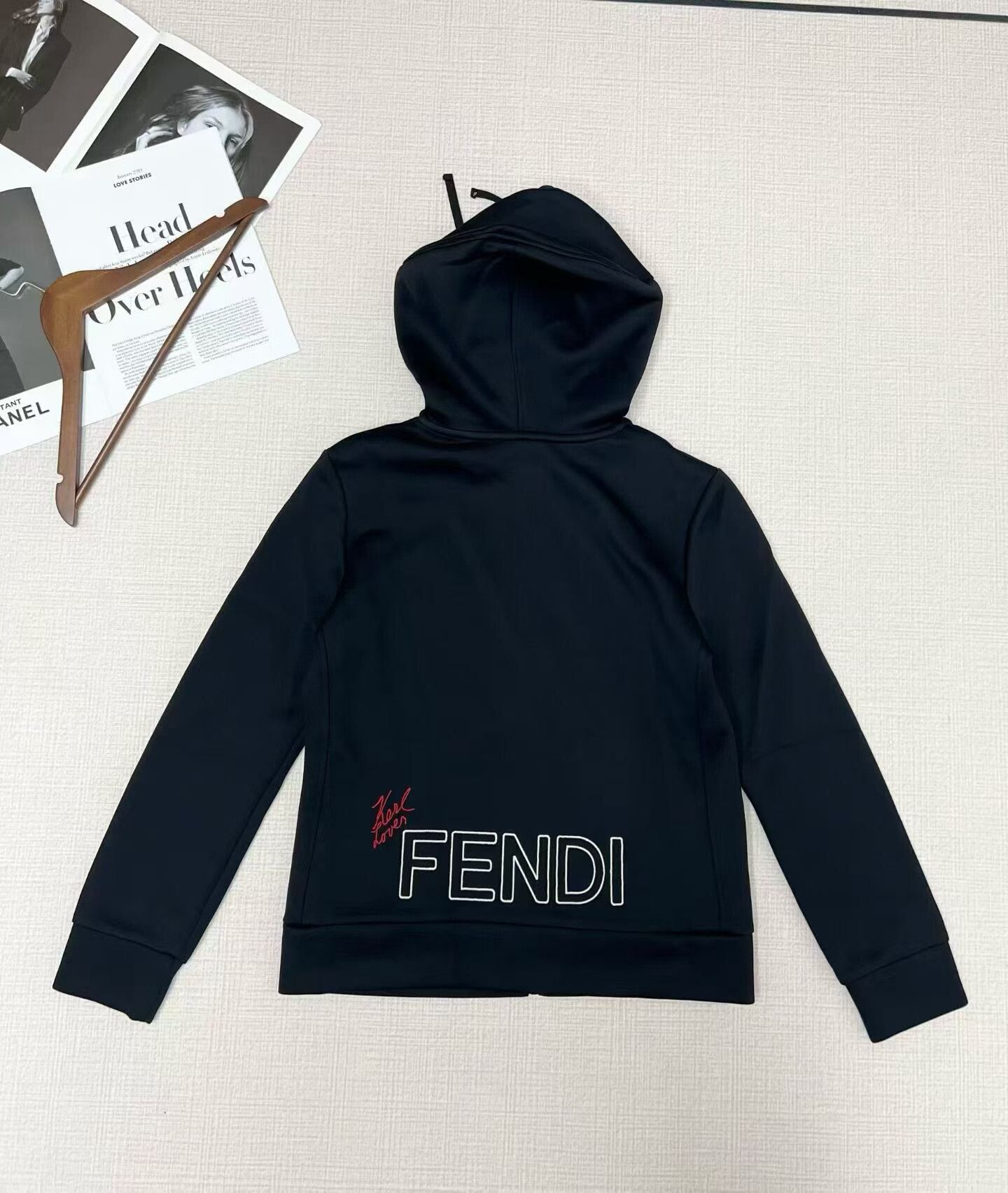 Fendi Fendi Signature Hooded Sweatshirt Size M / US 6-8 / IT 42-44 - 2 Thumbnail