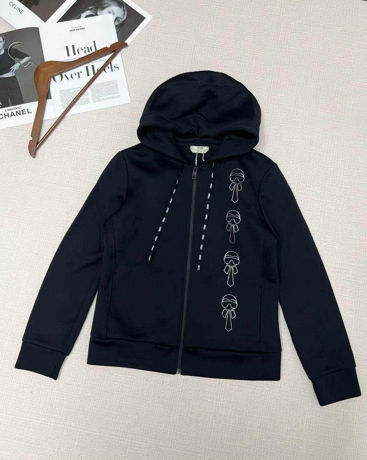 Fendi Fendi Signature Hooded Sweatshirt Size M / US 6-8 / IT 42-44 - 3 Thumbnail