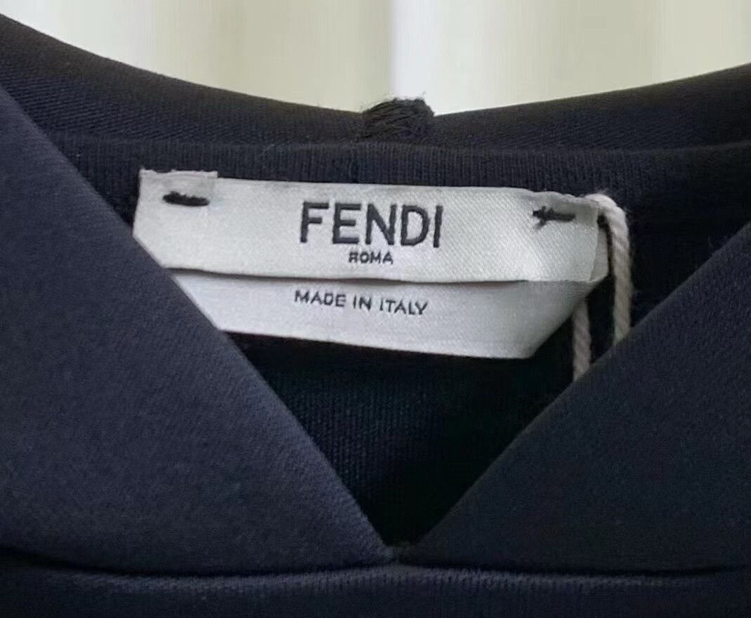 Fendi Fendi Logo Embroidered Hoodie Sweatshirt Size XS / US 0-2 / IT 36-38 - 3 Thumbnail