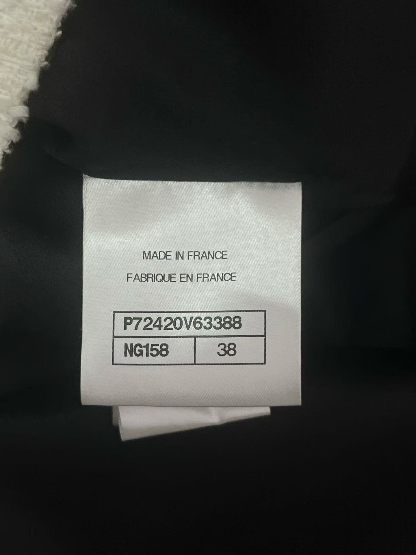 Chanel CHANEL Silk Collar Weave Jacket Size S / US 4 / IT 40 - 5 Thumbnail