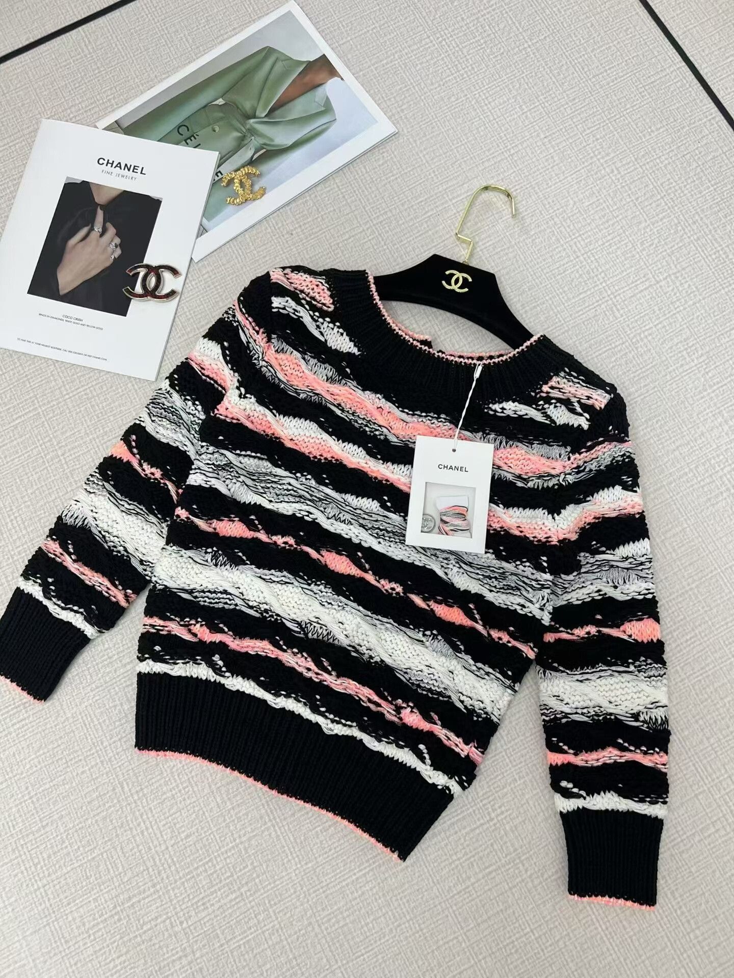Chanel Chanel Color-Blocked Knit Cardigan Sweater Size XS / US 0-2 / IT 36-38 - 3 Thumbnail