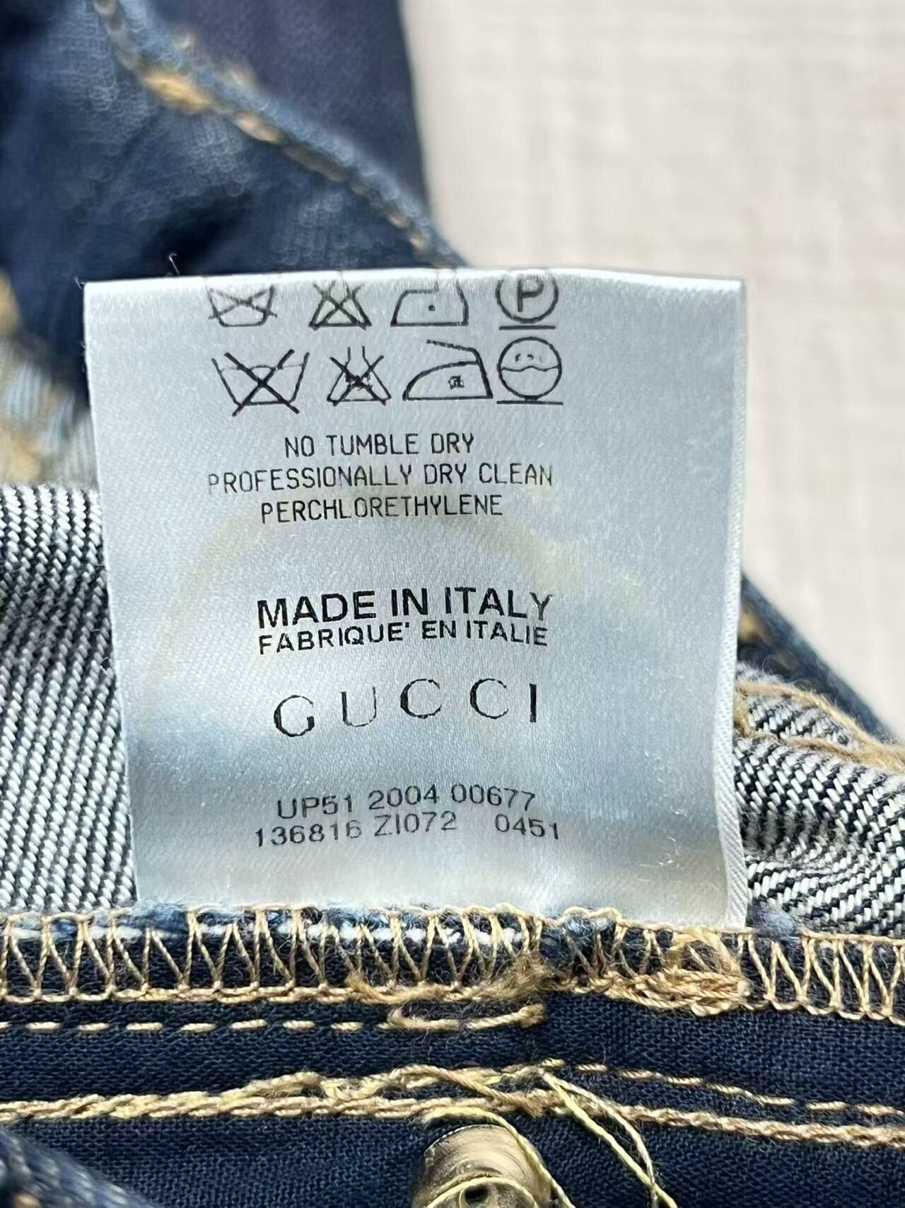 Gucci Gucci Denim Jeans in Size 38 Size 34" / US 12 / IT 48 - 4 Thumbnail