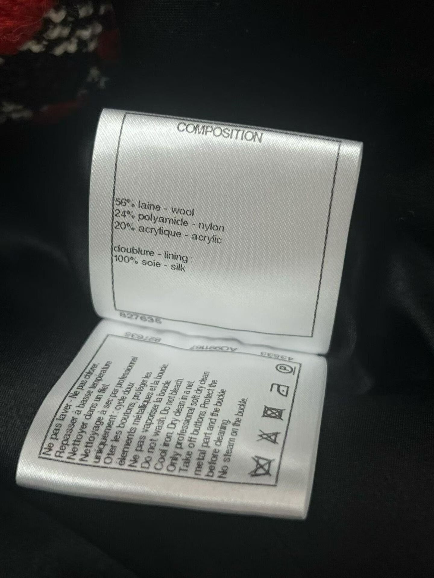 Chanel Chanel Red Black Plaid Long Coat Size XS / US 0-2 / IT 36-38 - 8 Thumbnail