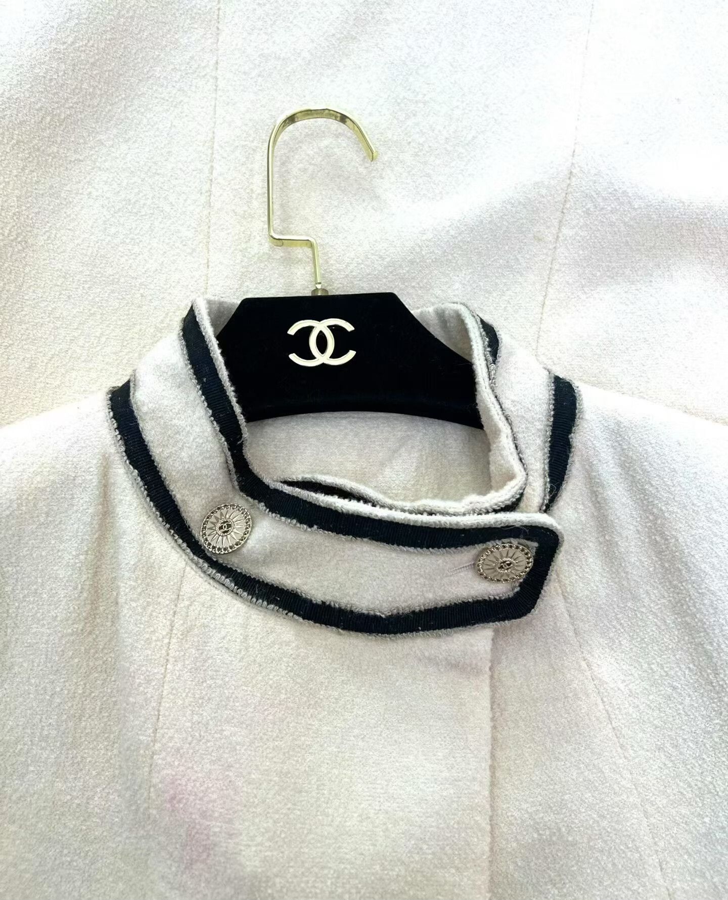 Chanel Chanel Color-Block Long Coat with Pockets Size M / US 6-8 / IT 42-44 - 6 Thumbnail