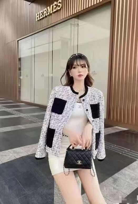 Chanel Chanel Pearl Woven Tweed Jacket Size S / US 4 / IT 40 - 6 Thumbnail