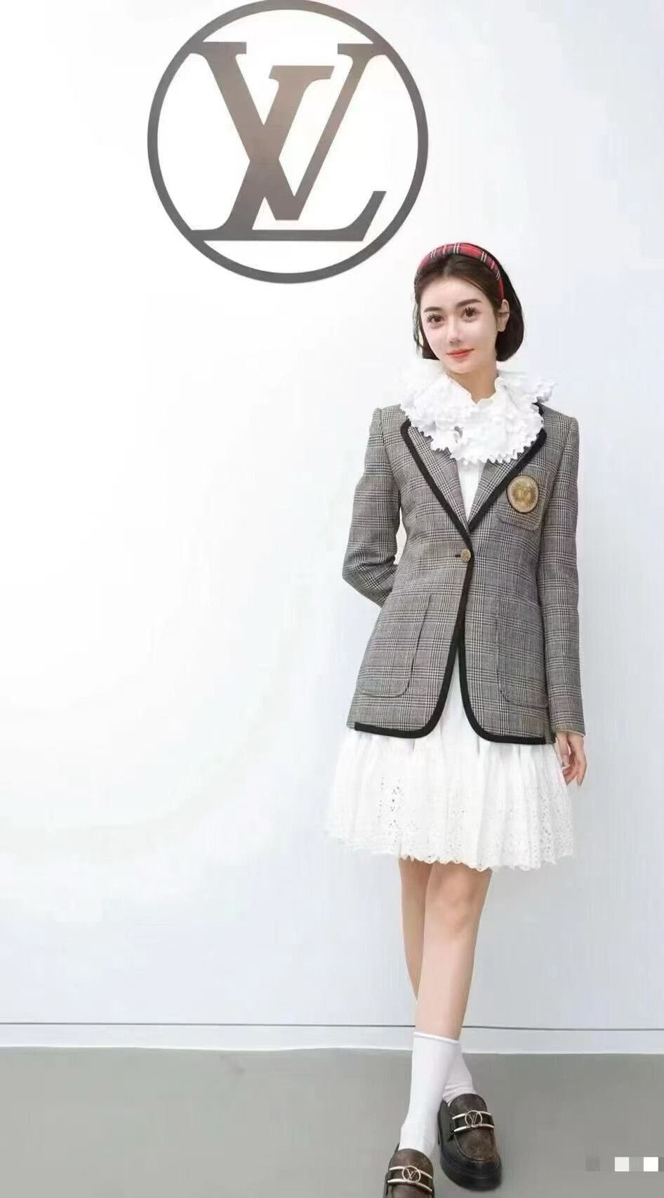 Louis Vuitton Louis Vuitton Plaid Embroidered Casual Blazer Size XXS / US 00 / IT 34 - 8 Thumbnail