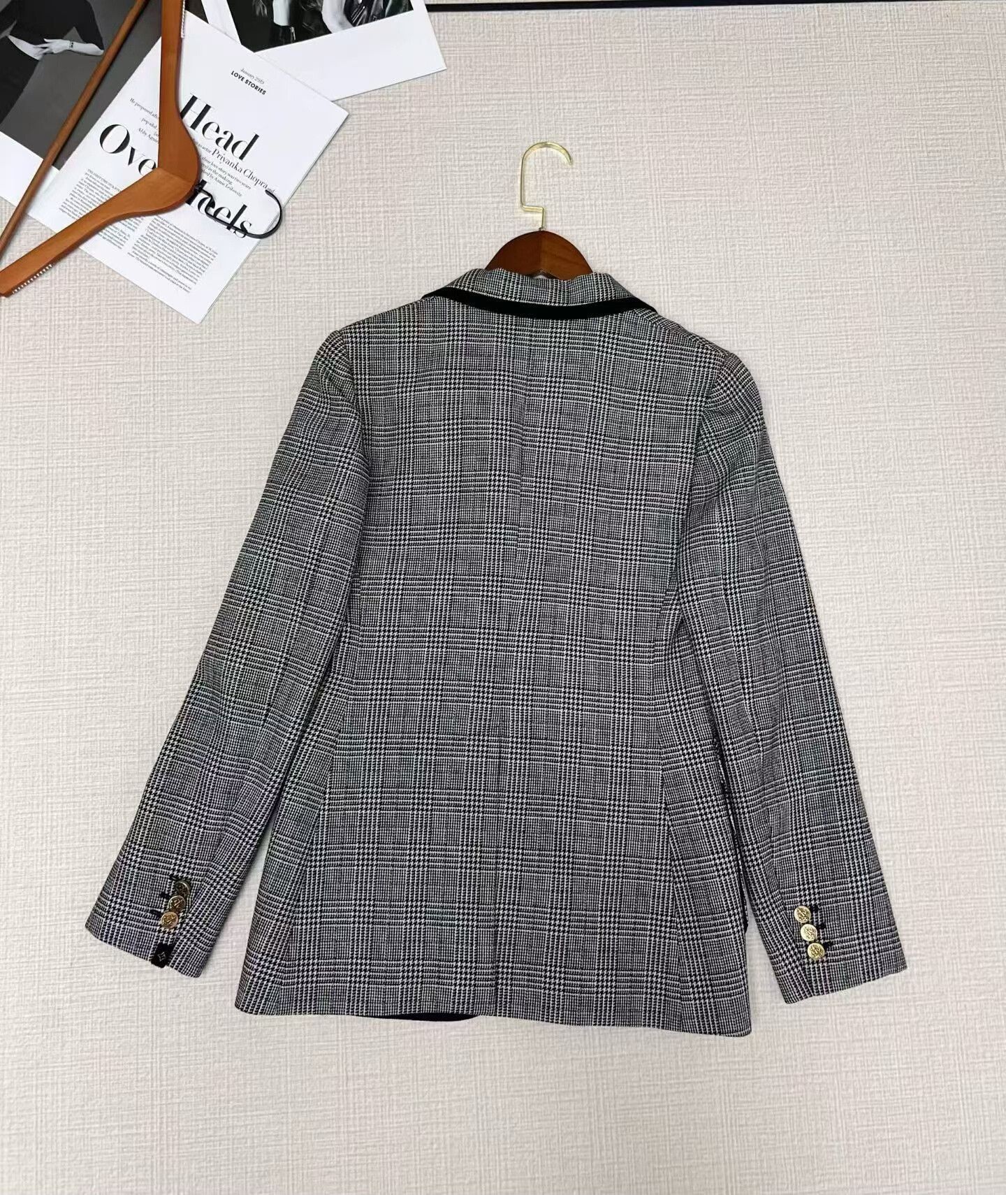 Louis Vuitton Louis Vuitton Plaid Embroidered Casual Blazer Size XXS / US 00 / IT 34 - 3 Thumbnail