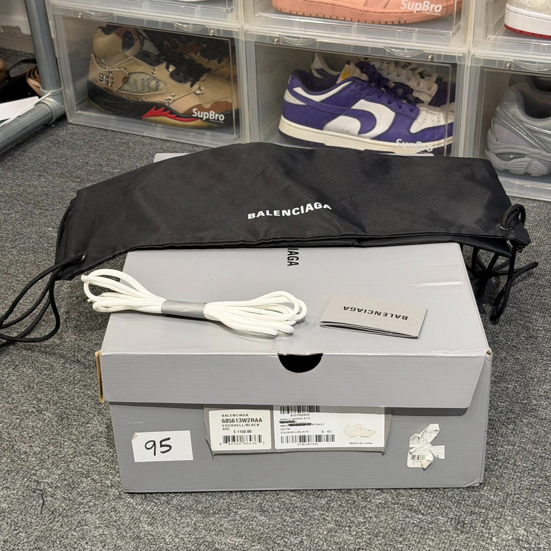 Balenciaga Balenciaga Tire Shoes Black White Size 43 Size US 10 / EU 43 - 9 Thumbnail
