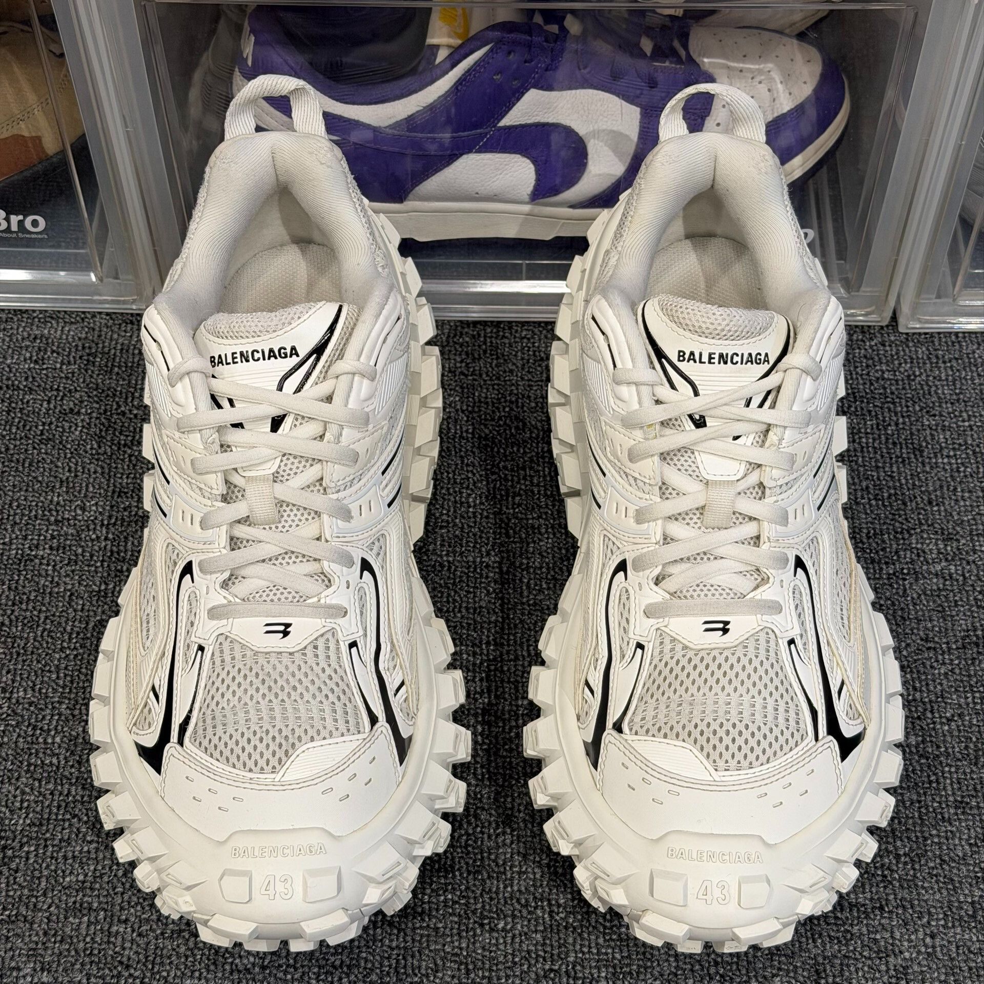 Balenciaga Balenciaga Tire Shoes Black White Size 43 Size US 10 / EU 43 - 3 Thumbnail