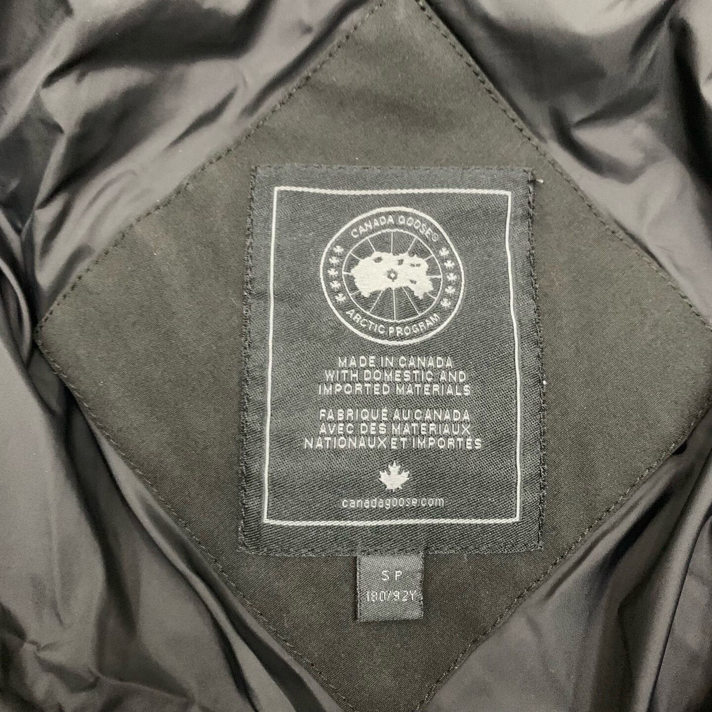 Canada Goose Canada Goose Black Down Jacket Size S Size US S / EU 44-46 / 1 - 4 Thumbnail