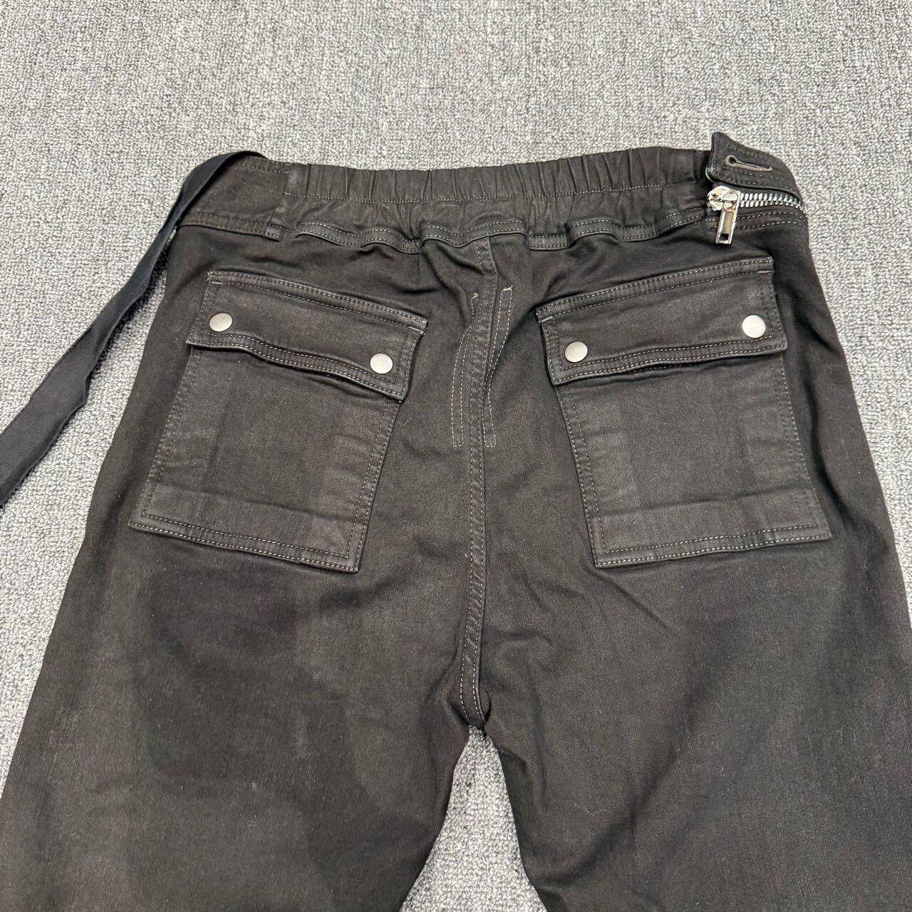 Rick Owens Rick Owens Black Zippered Denim Pants Size US 26 / EU 42 - 6 Thumbnail