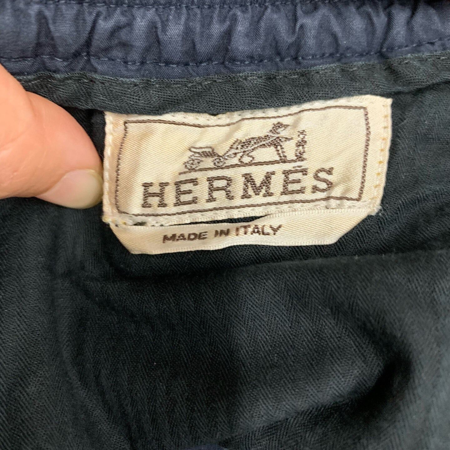 Hermes Hermes Blue Zip Cuff Casual Pants Size US 28 / EU 44 - 4 Thumbnail