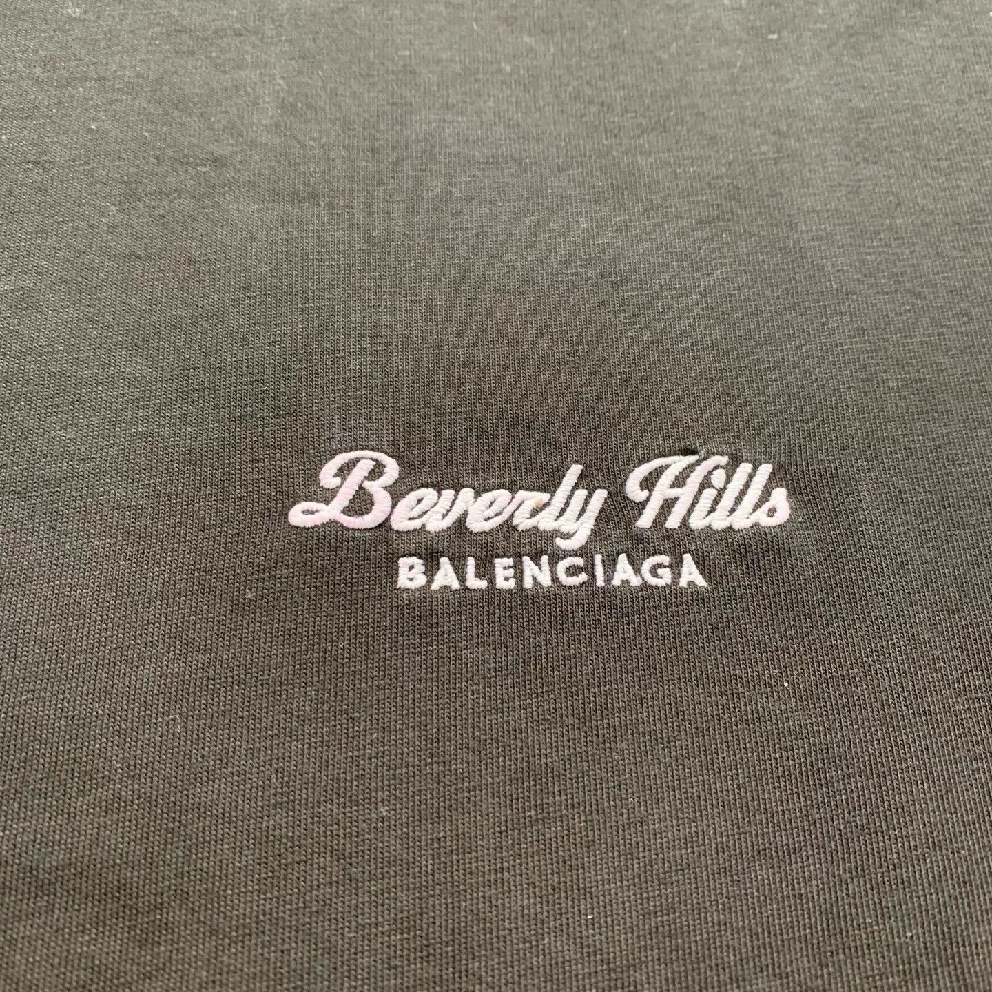 Balenciaga Balenciaga Black Beverly Hills Short Sleeve T-Shirt Size US XS / EU 42 / 0 - 6 Thumbnail