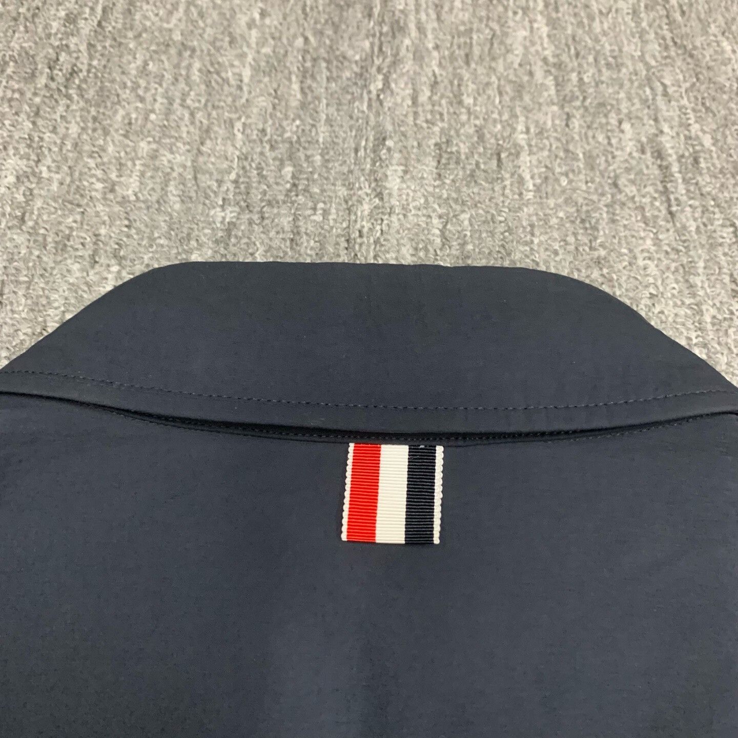 Thom Browne Thom Browne Navy Nylon Shirt Jacket Size US XL / EU 56 / 4 - 7 Thumbnail