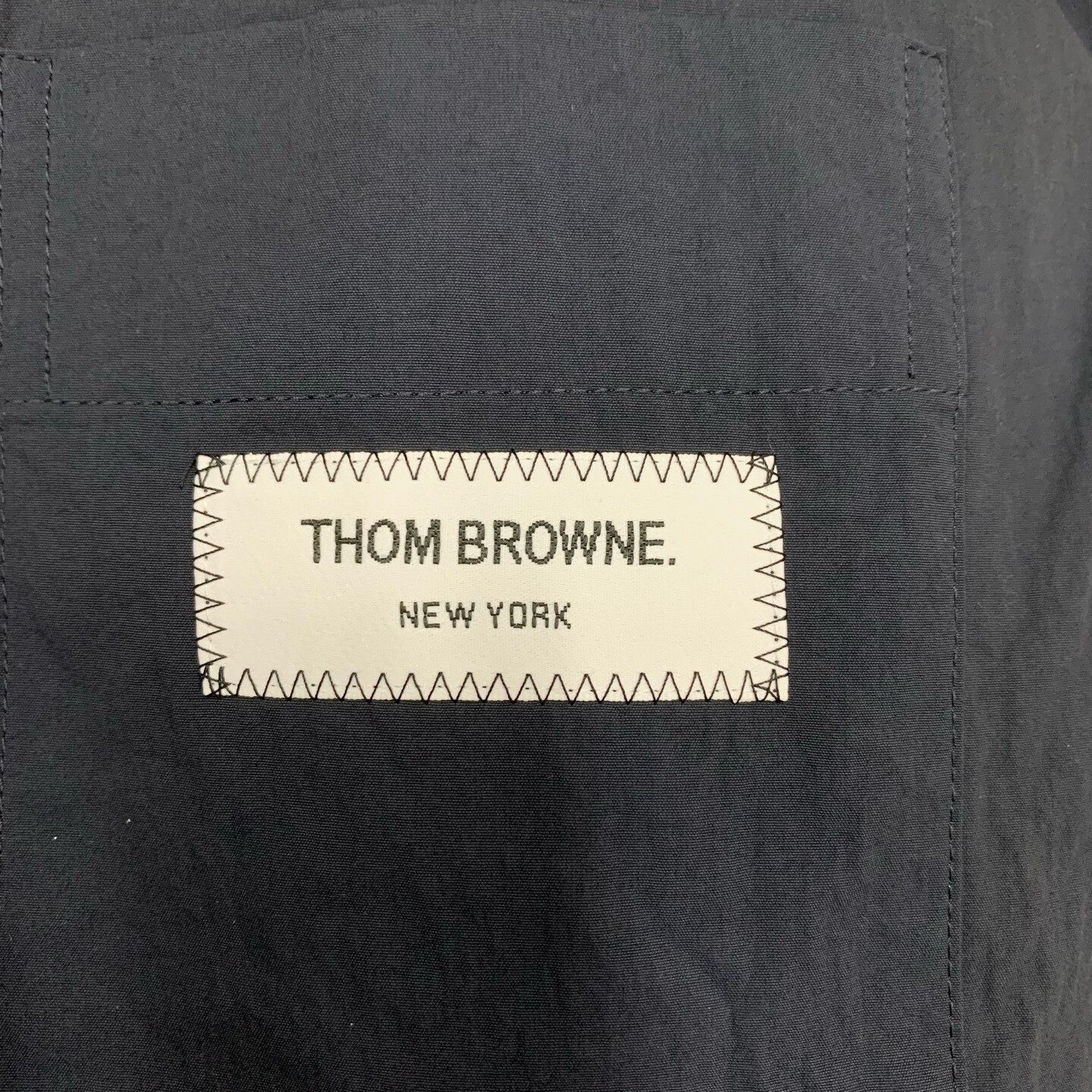 Thom Browne Thom Browne Navy Nylon Shirt Jacket Size US XL / EU 56 / 4 - 4 Thumbnail