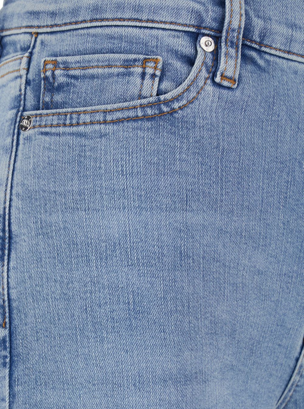 Frame Jeans 'Le Slim Palazzo' with Wide Leg and Belt Loops in Blue Denim for Women Size 25" / US 0 / IT 36 - 3 Thumbnail