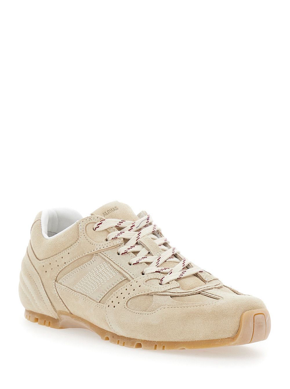 ALOHAS 'Tb.56' beige Sneaker Low Top with logo lettering on the tongue and perforated details in suede woman Size US 11 / IT 41 - 2 Thumbnail