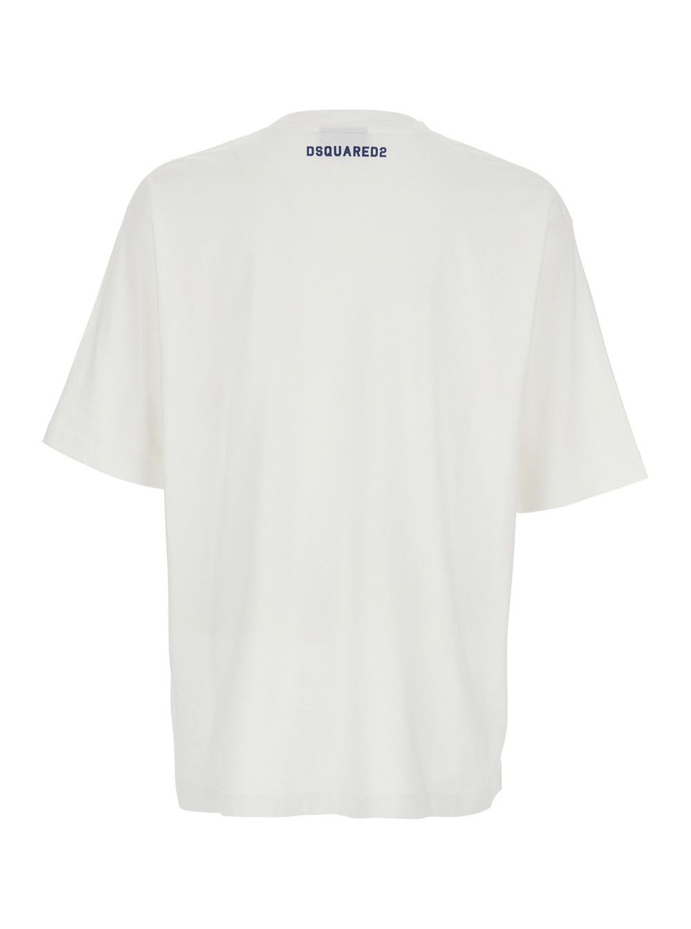 Dsquared2 White T-shirt with Logo Print on the Front for Men Size US L / EU 52-54 / 3 - 2 Thumbnail