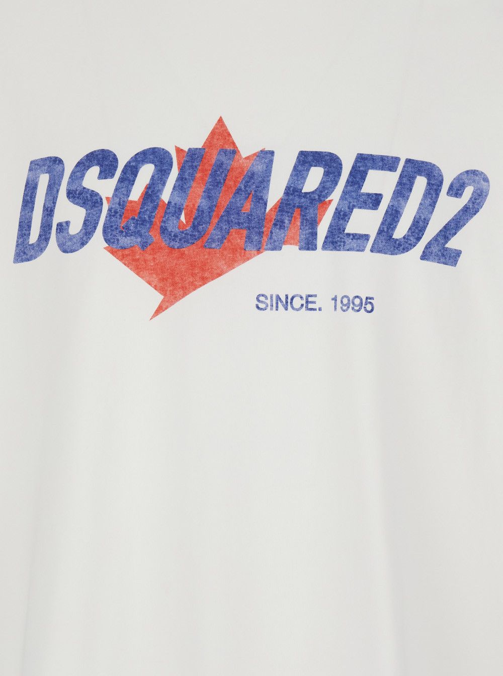 Dsquared2 White T-shirt with Logo Print on the Front for Men Size US M / EU 48-50 / 2 - 3 Thumbnail