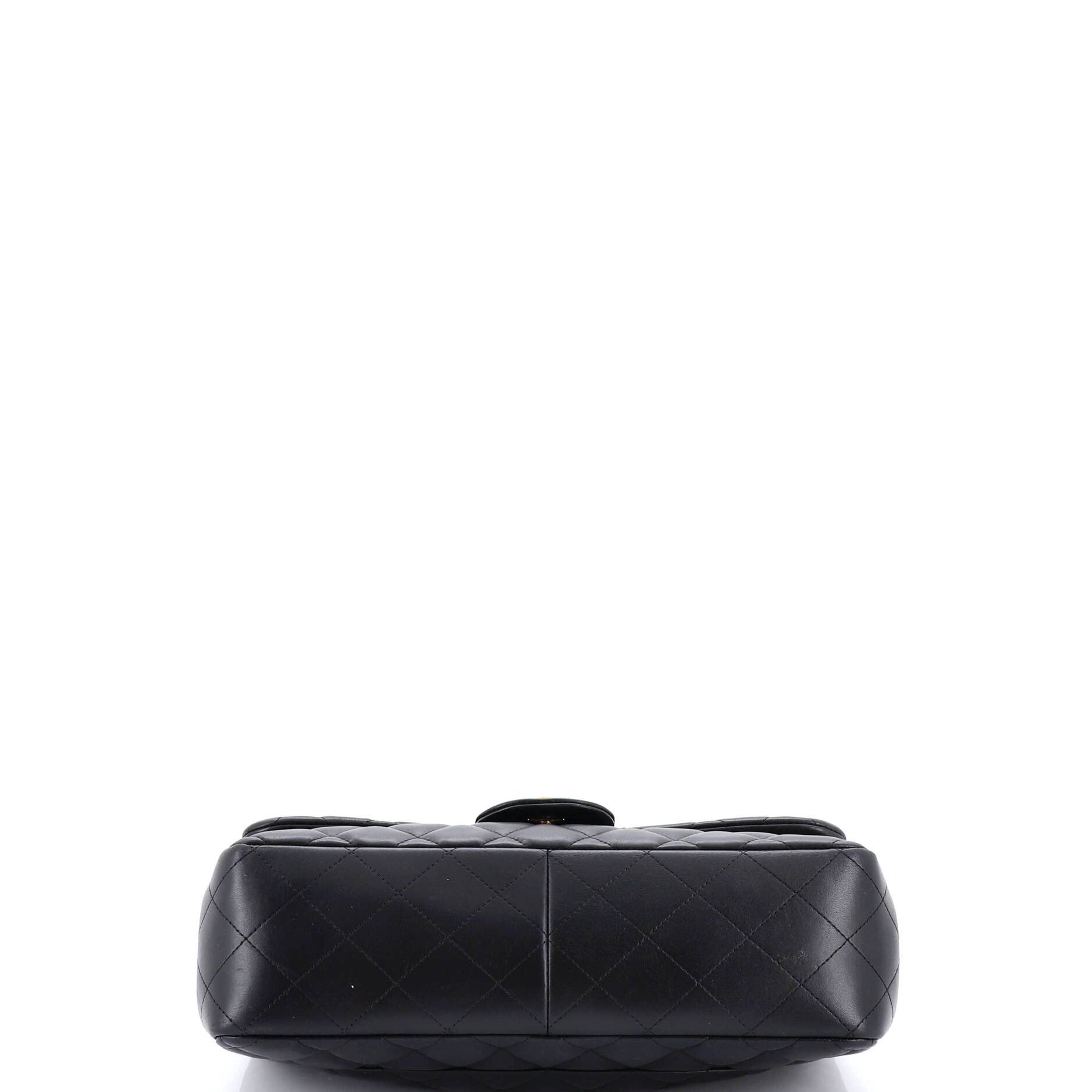Chanel Classic Double Flap Bag Quilted Lambskin Jumbo Size ONE SIZE - 3 Thumbnail