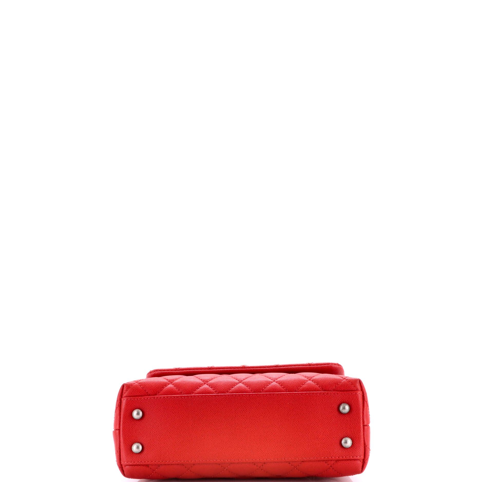 Chanel Coco Top Handle Bag Quilted Caviar Mini Size ONE SIZE - 3 Thumbnail