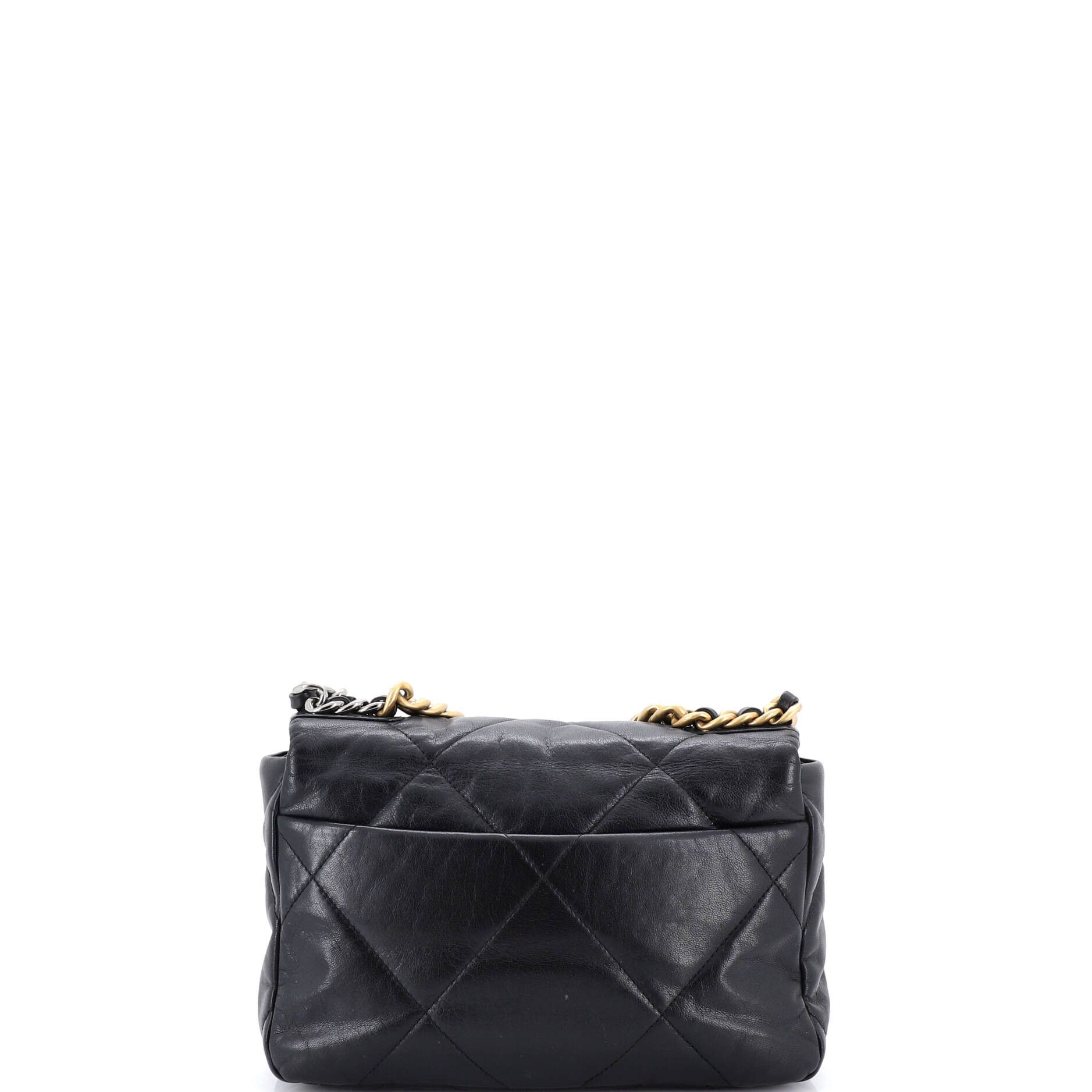 Chanel 19 Flap Bag Quilted Leather Medium Size ONE SIZE - 2 Thumbnail