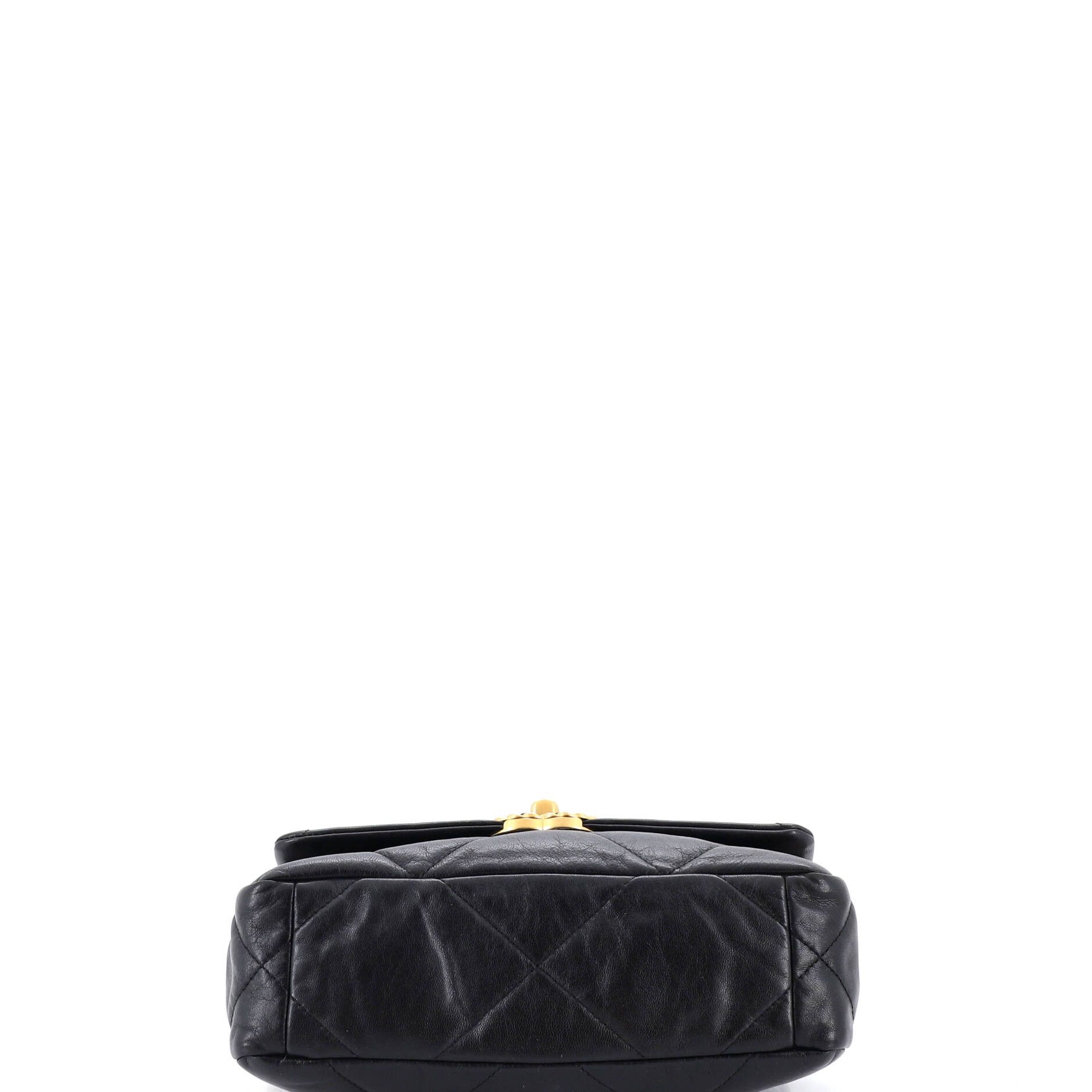 Chanel 19 Flap Bag Quilted Leather Medium Size ONE SIZE - 3 Thumbnail