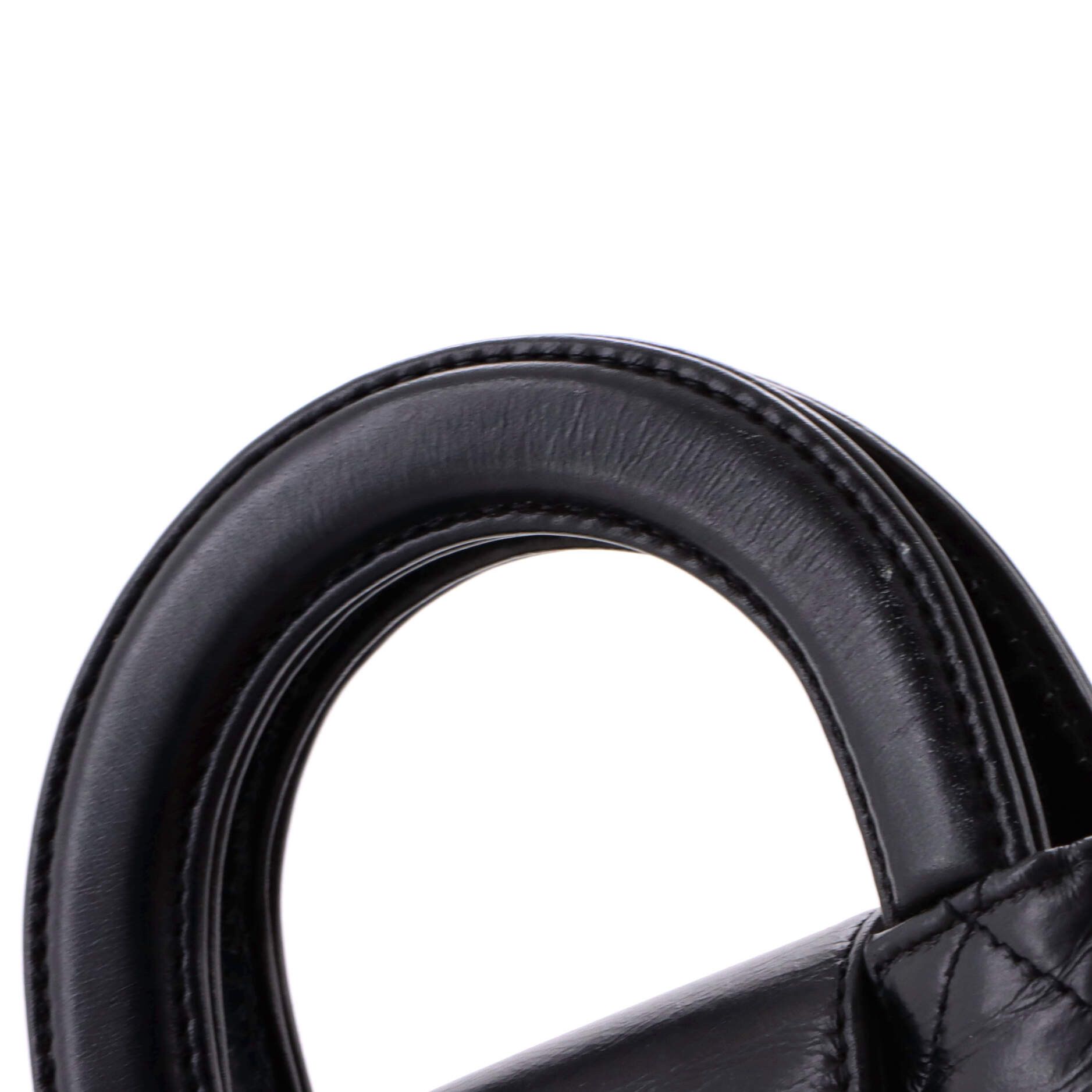 Chanel Kelly Top Handle Shopping Bag Quilted Shiny Aged Calfskin Na Size ONE SIZE - 5 Thumbnail