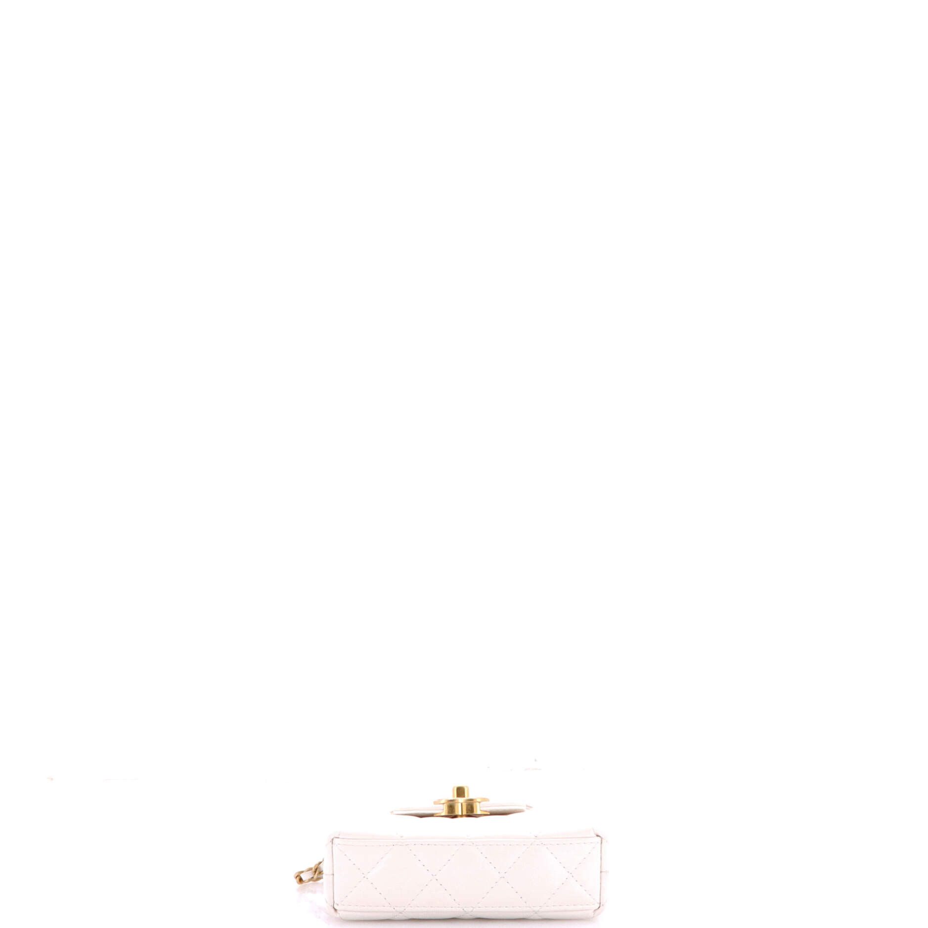 Chanel Kelly Top Handle Shopping Bag Quilted Shiny Aged Calfskin Na Size ONE SIZE - 3 Thumbnail