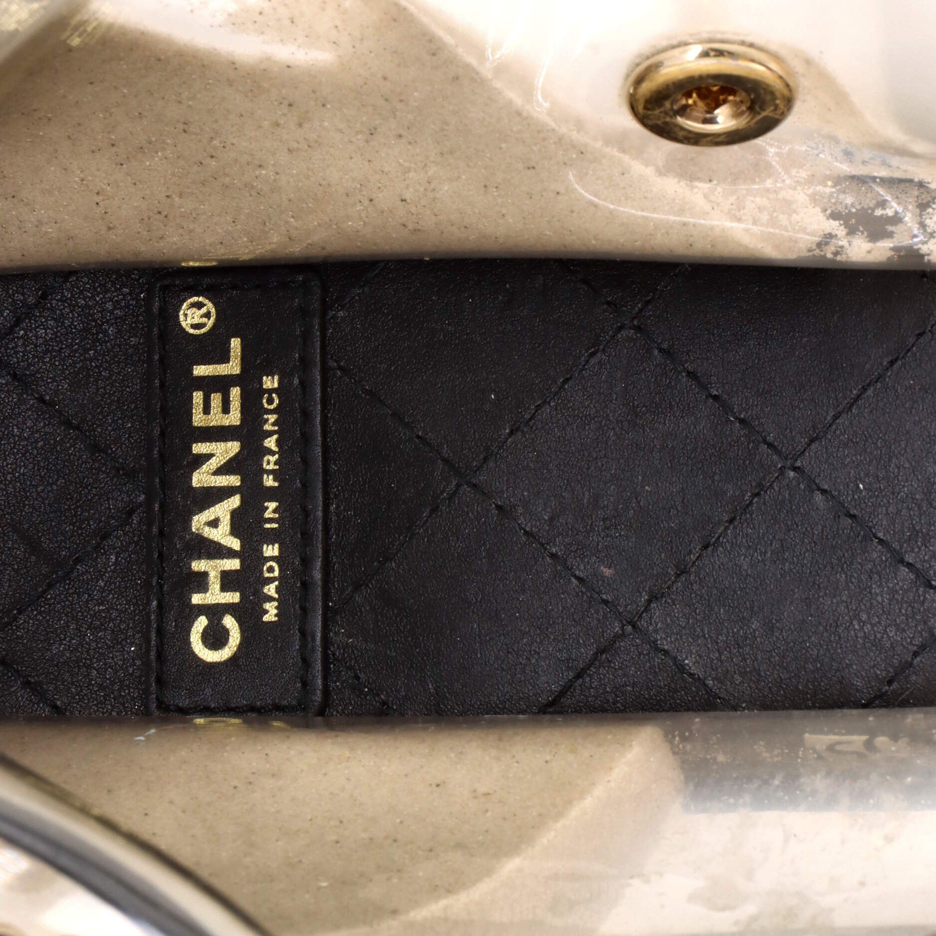 Chanel Sand By The Sea Flap Bag PVC with Lambskin Medium Size ONE SIZE - 4 Thumbnail