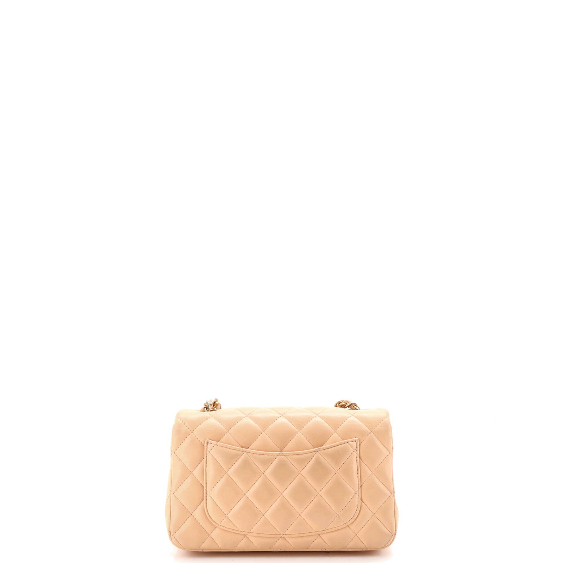 Chanel Classic Single Flap Bag Quilted Lambskin Mini Size ONE SIZE - 2 Thumbnail