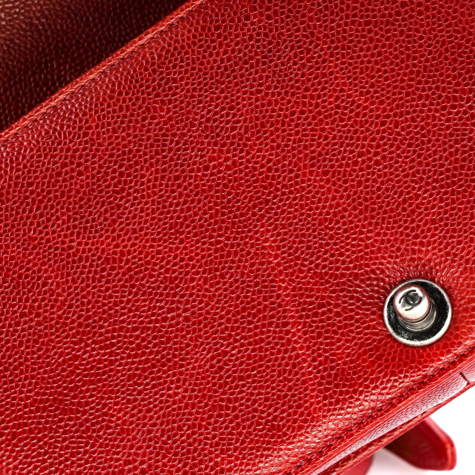 Chanel Boy Flap Bag Quilted Caviar Old Medium Size ONE SIZE - 6 Thumbnail