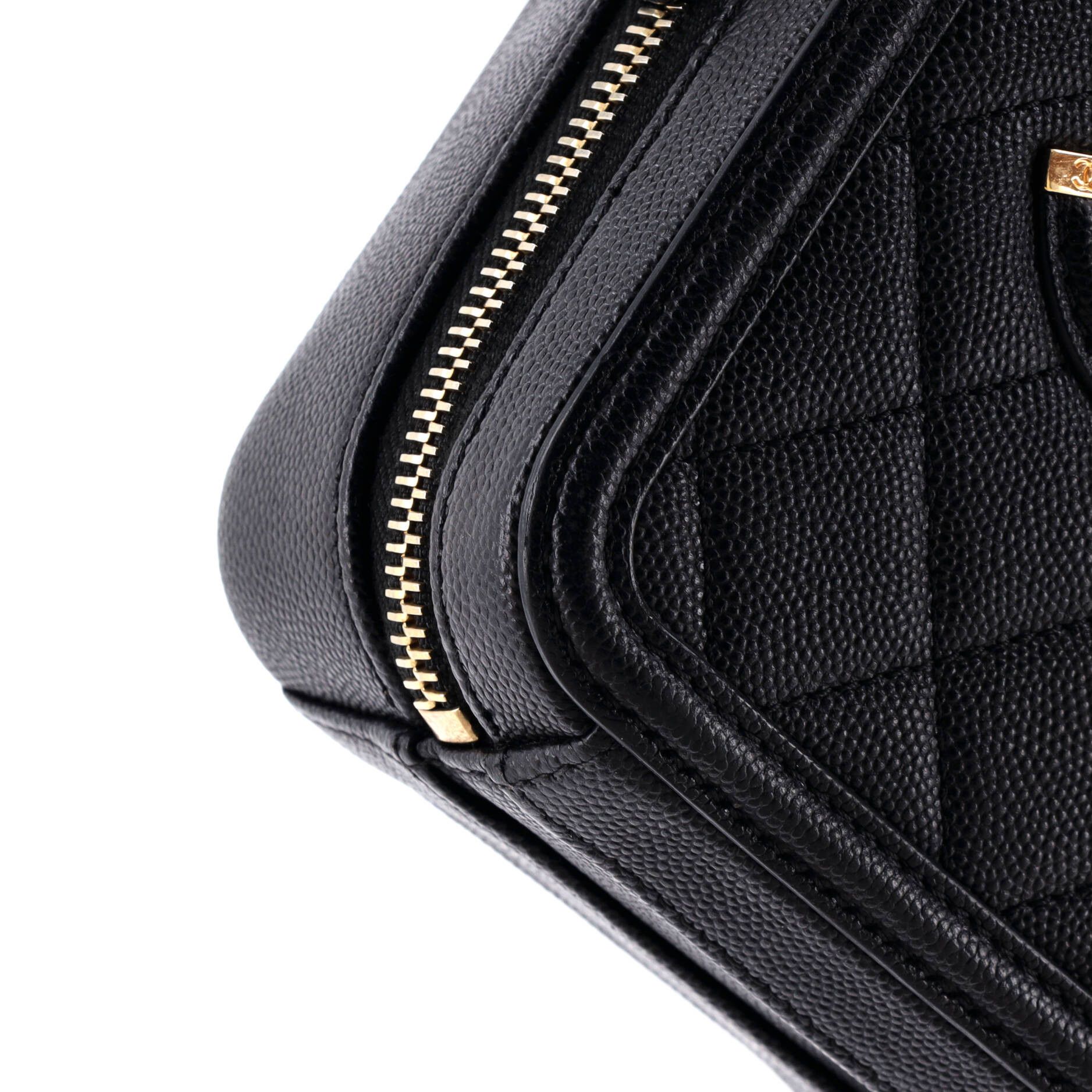 Chanel Filigree Vertical Vanity Case Quilted Caviar Size ONE SIZE - 5 Thumbnail