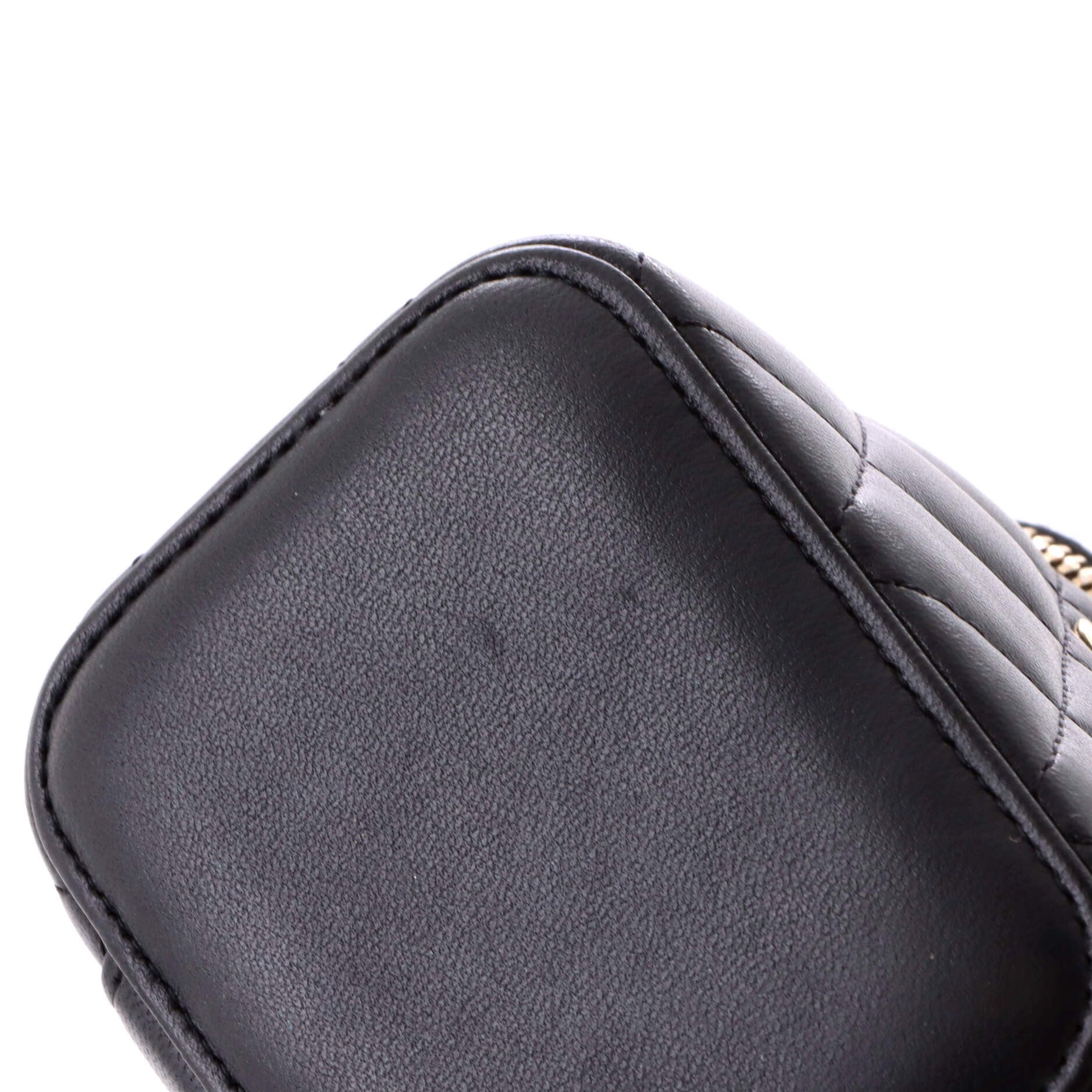 Chanel Classic Top Handle Vanity Case with Chain Quilted Lambskin M Size ONE SIZE - 5 Thumbnail