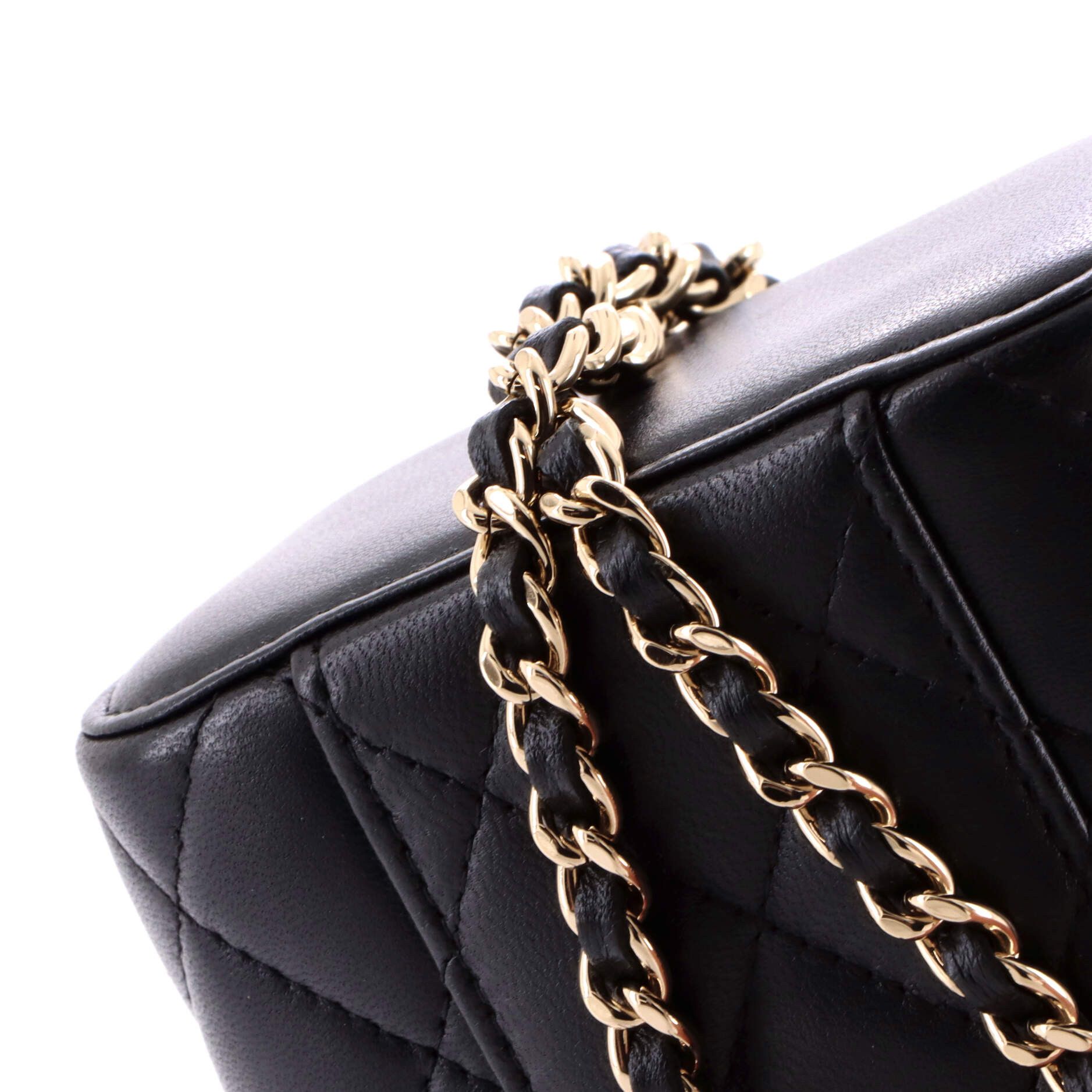 Chanel Classic Top Handle Vanity Case with Chain Quilted Lambskin M Size ONE SIZE - 6 Thumbnail