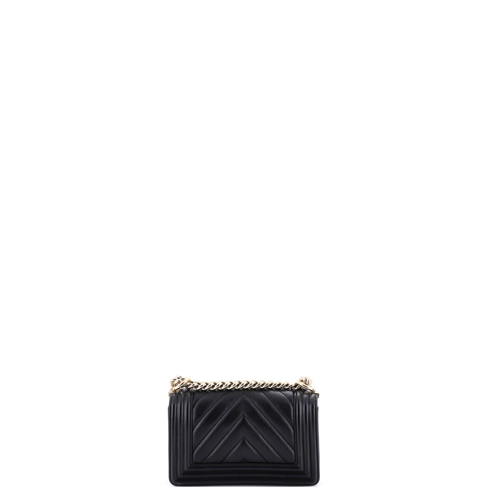 Chanel Boy Flap Bag Chevron Lambskin Small Size ONE SIZE - 3 Thumbnail