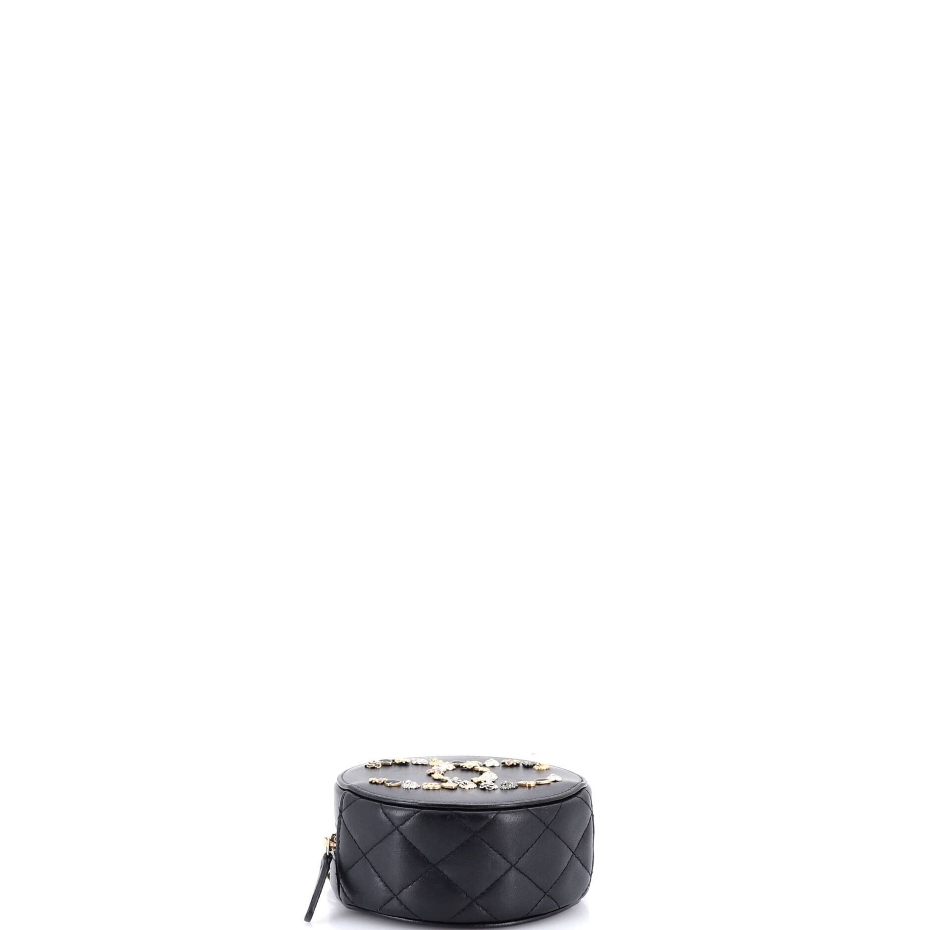 Chanel Lucky Charms Round Clutch With Chain Embellished Lambskin Size ONE SIZE - 3 Thumbnail