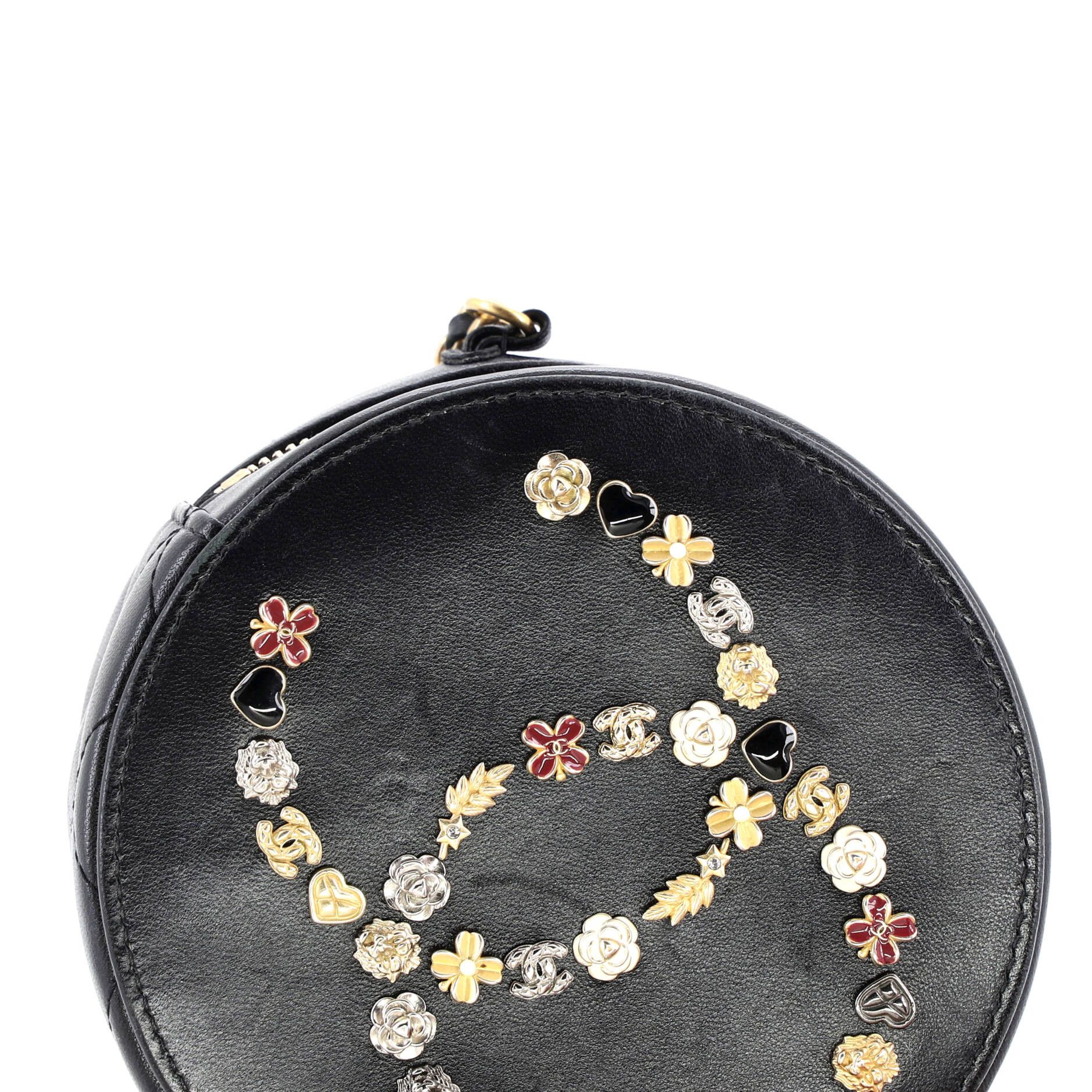 Chanel Lucky Charms Round Clutch With Chain Embellished Lambskin Size ONE SIZE - 5 Thumbnail