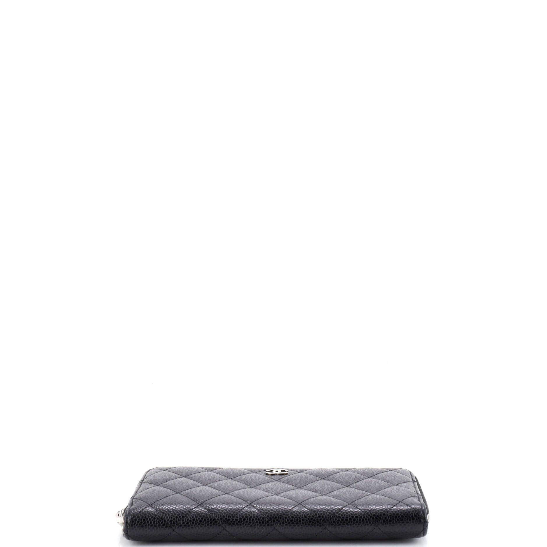 Chanel Zip Around Wallet Quilted Caviar Long Size ONE SIZE - 3 Thumbnail