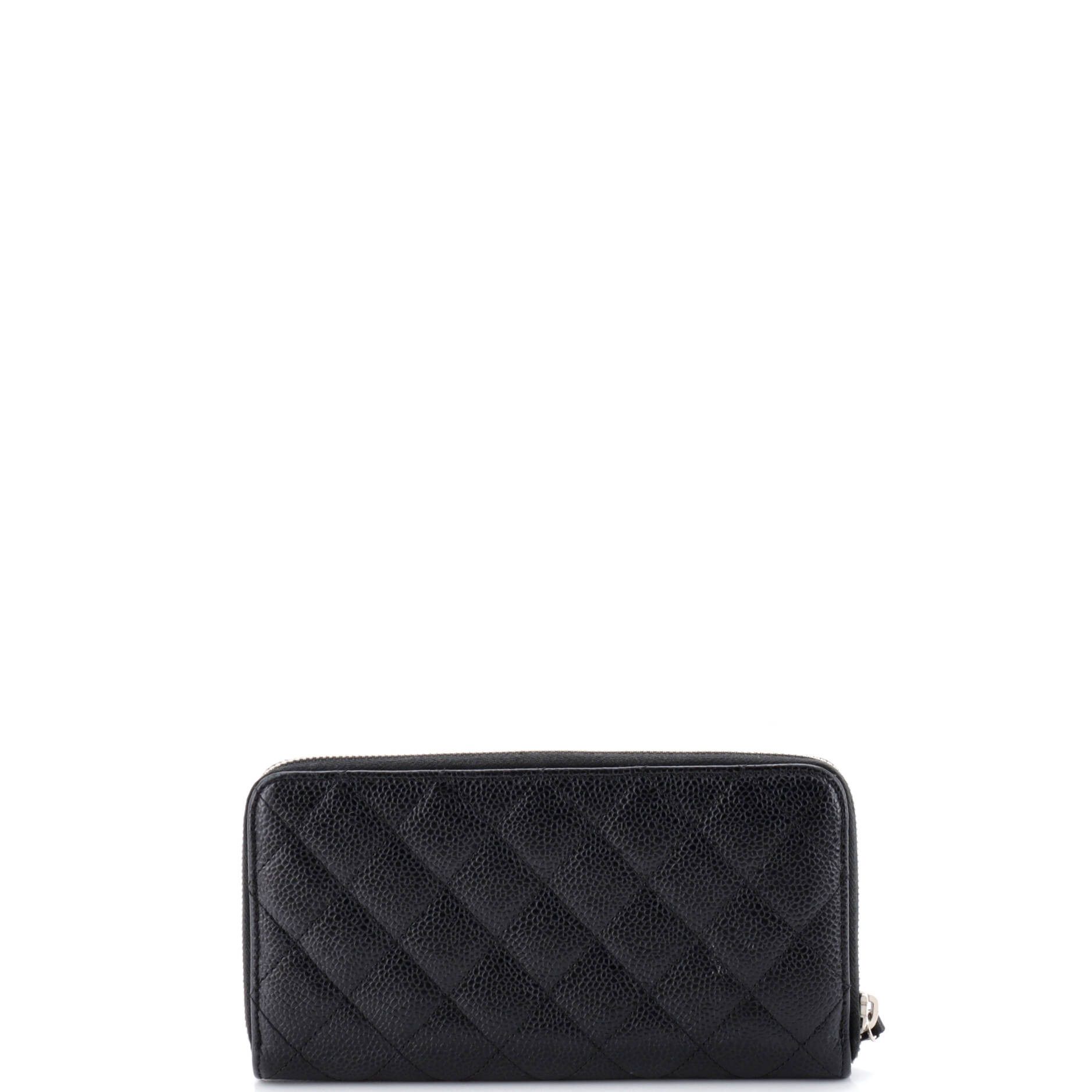 Chanel Zip Around Wallet Quilted Caviar Long Size ONE SIZE - 2 Thumbnail