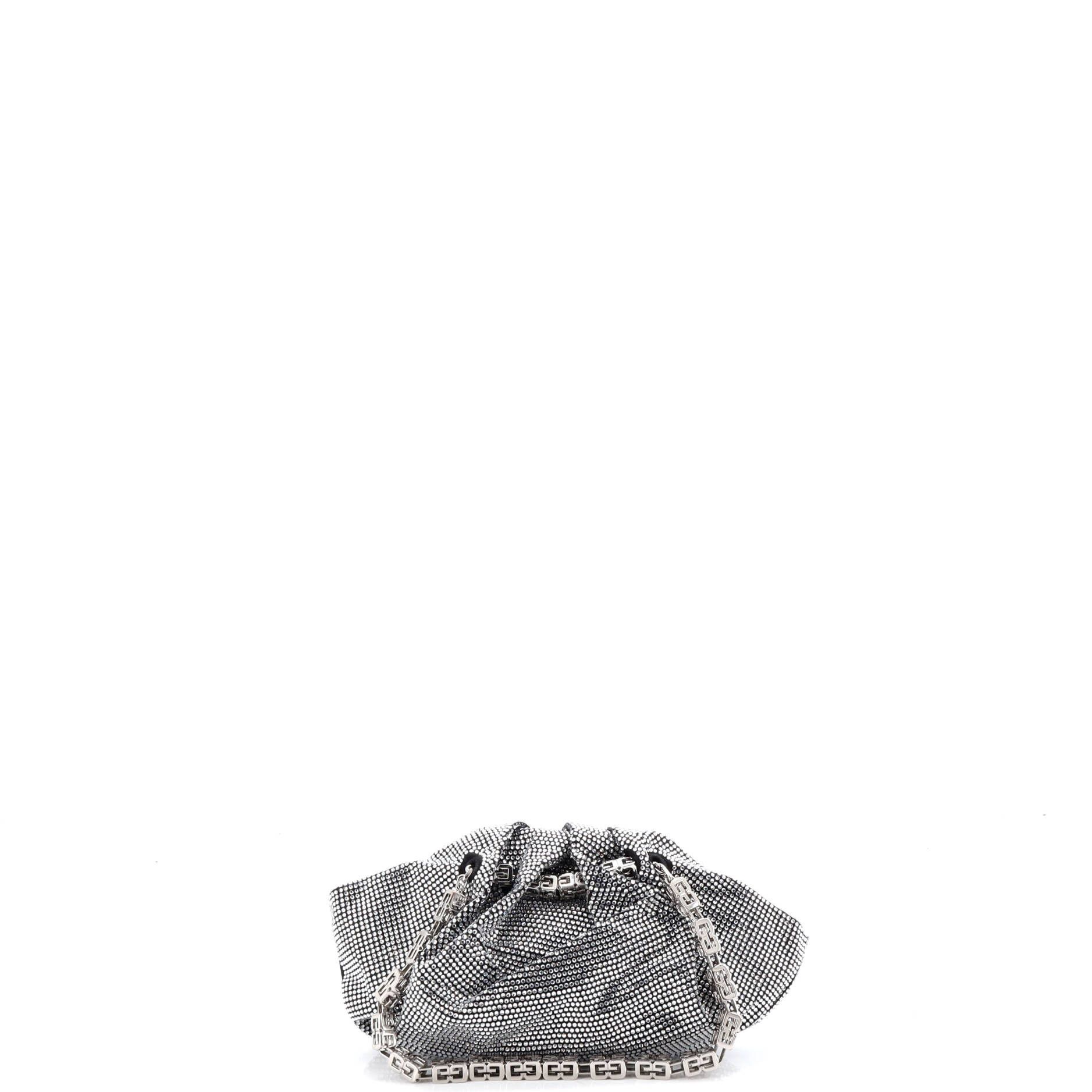 Givenchy Kenny Shoulder Bag Crystal Embellished Satin Mini Size ONE SIZE - 2 Thumbnail