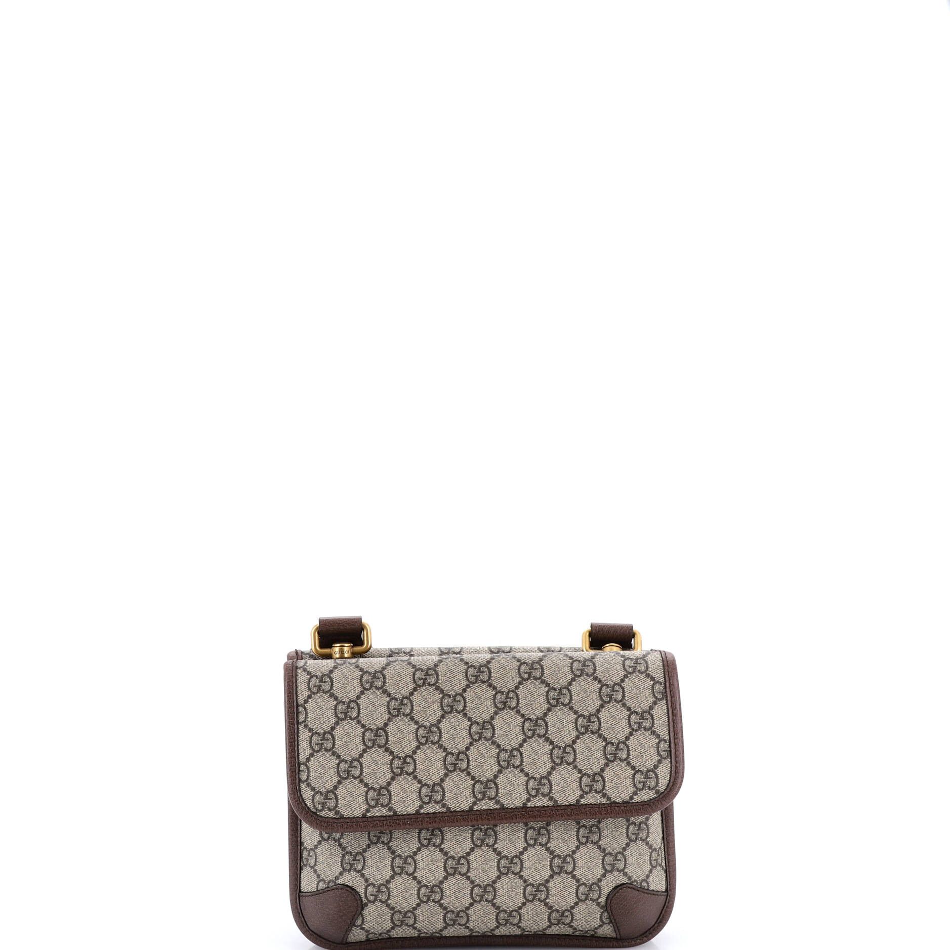 Gucci Neo Vintage Flap Messenger GG Coated Canvas Small Size ONE SIZE - 2 Thumbnail