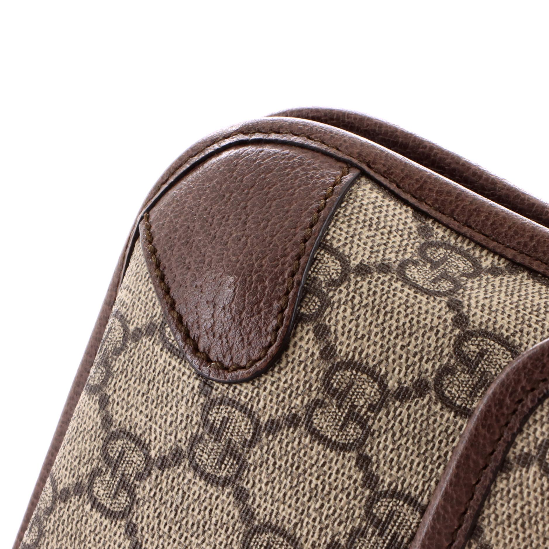 Gucci Neo Vintage Flap Messenger GG Coated Canvas Small Size ONE SIZE - 5 Thumbnail