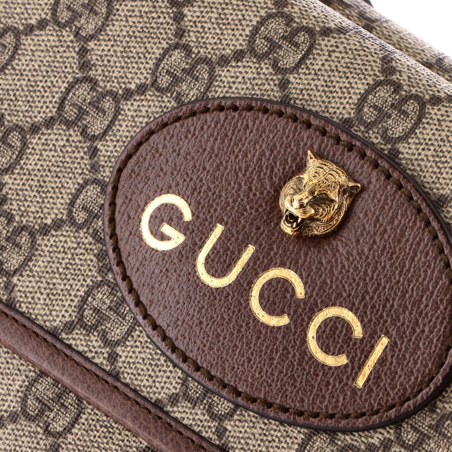 Gucci Neo Vintage Flap Messenger GG Coated Canvas Small Size ONE SIZE - 6 Thumbnail