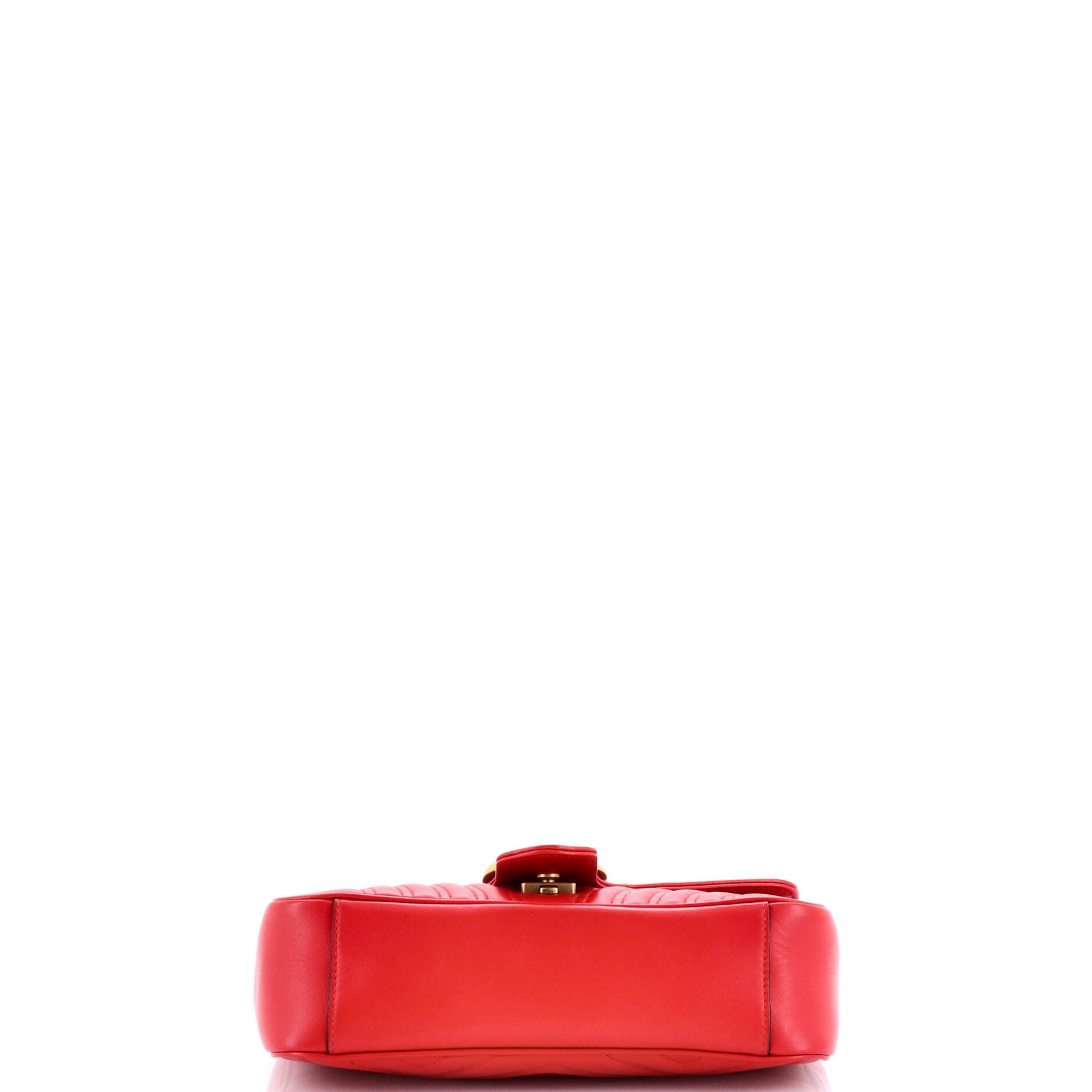 Gucci GG Marmont Flap Bag Matelasse Leather Small Size ONE SIZE - 3 Thumbnail
