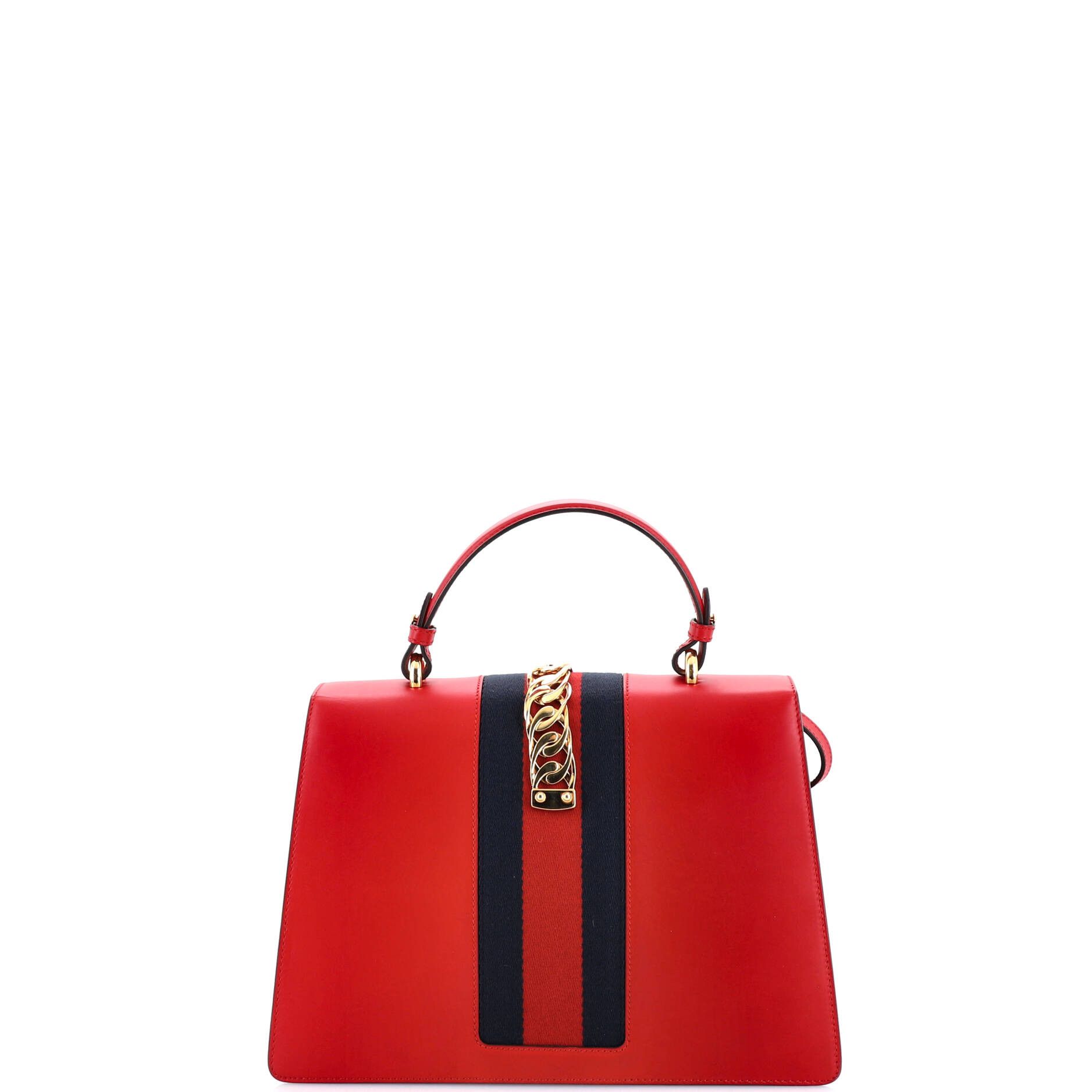 Gucci Sylvie Top Handle Bag Leather Medium Size ONE SIZE - 2 Thumbnail