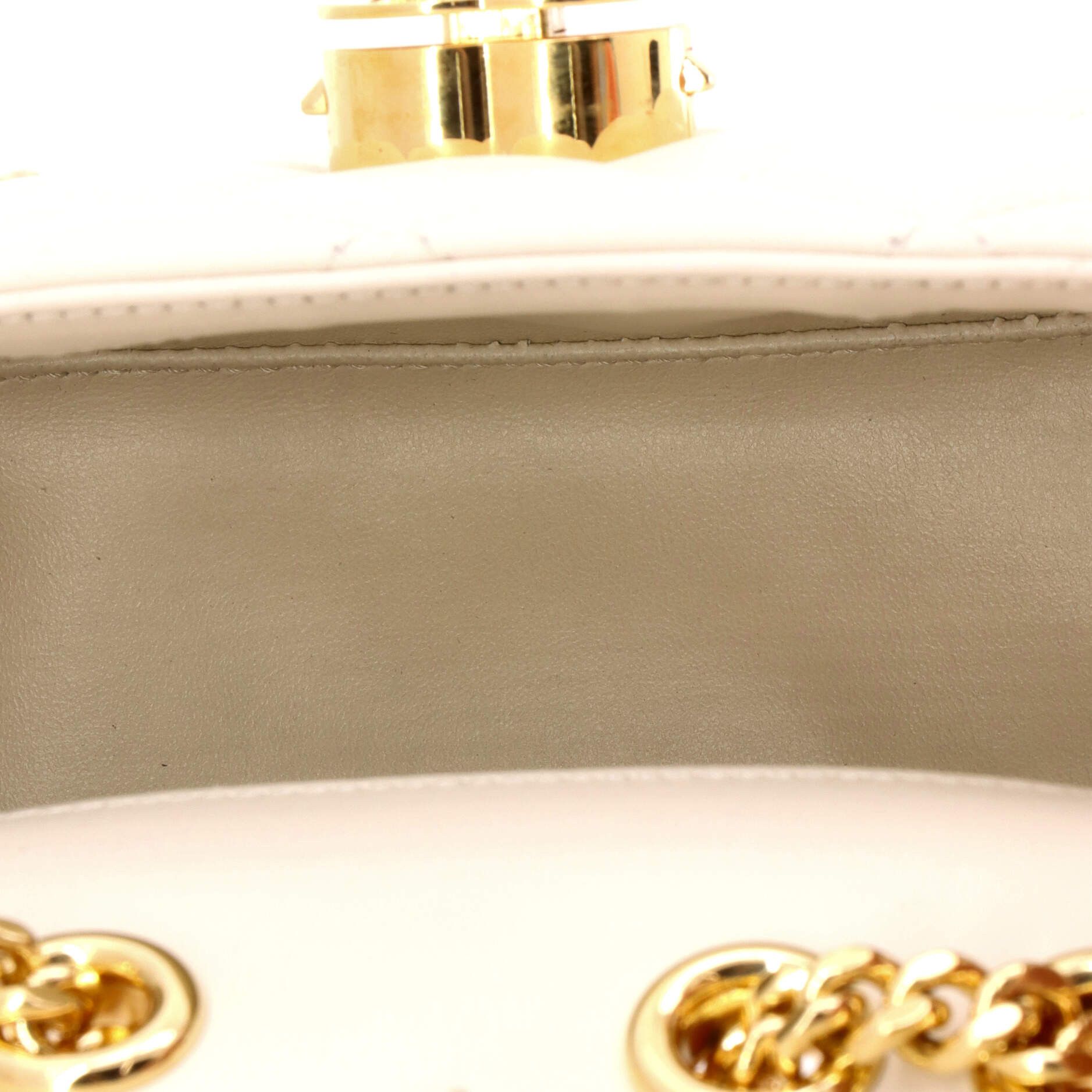 Gucci Deco Chain Flap Bag Mixed Matelasse Leather Mini Size ONE SIZE - 4 Thumbnail