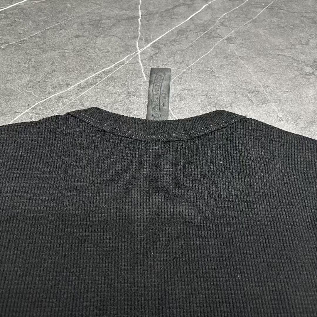 Chrome Hearts Chrome Hearts Black Waffle Logo T-Shirt Size US L / EU 52-54 / 3 - 6 Thumbnail