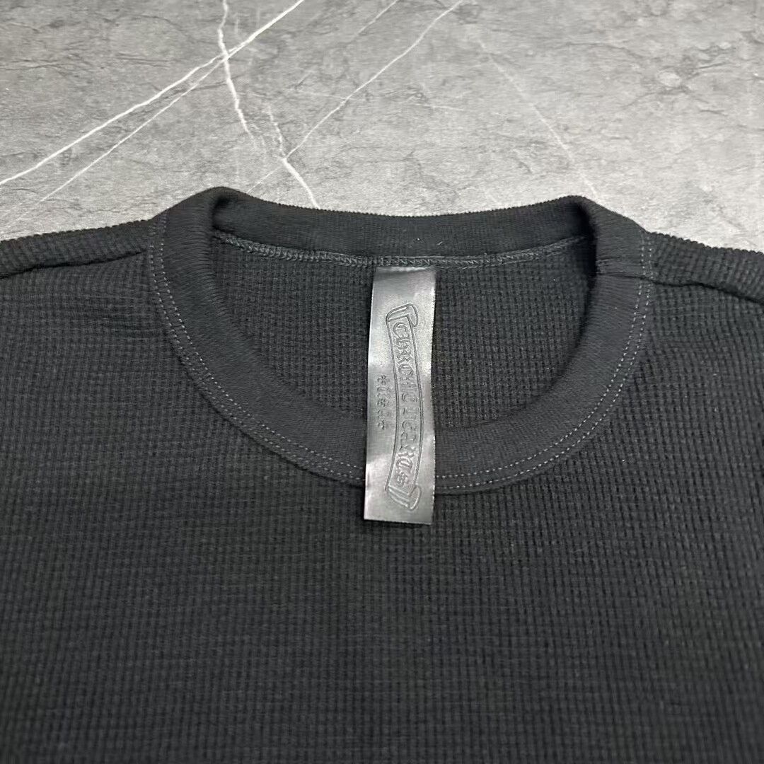 Chrome Hearts Chrome Hearts Black Waffle Logo T-Shirt Size US L / EU 52-54 / 3 - 3 Thumbnail